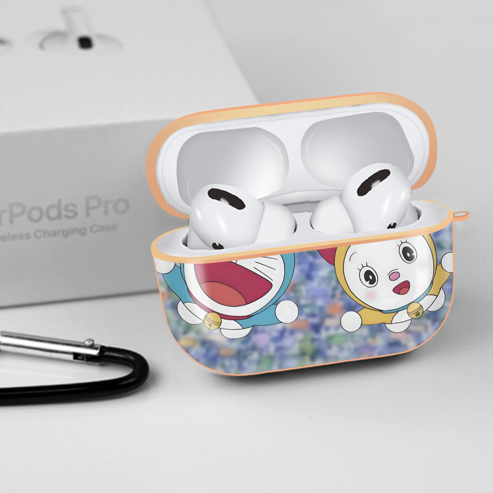 ドラえもん Doraemon 【AirPods Pro用】ハードシェル保護ケース｜耐衝撃・防指紋・カラビナ付き商品仕様