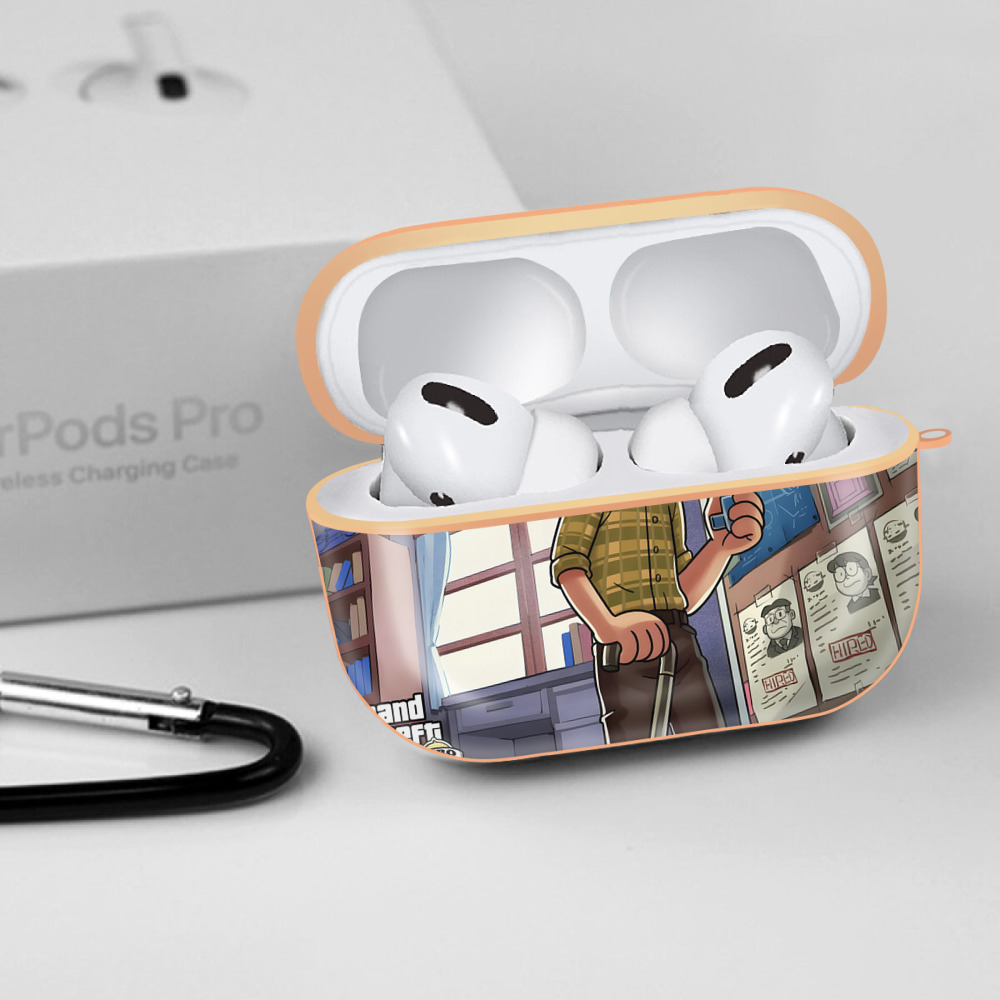 ドラえもん Doraemon 【AirPods Pro用】ハードシェル保護ケース｜耐衝撃・防指紋・カラビナ付き商品仕様