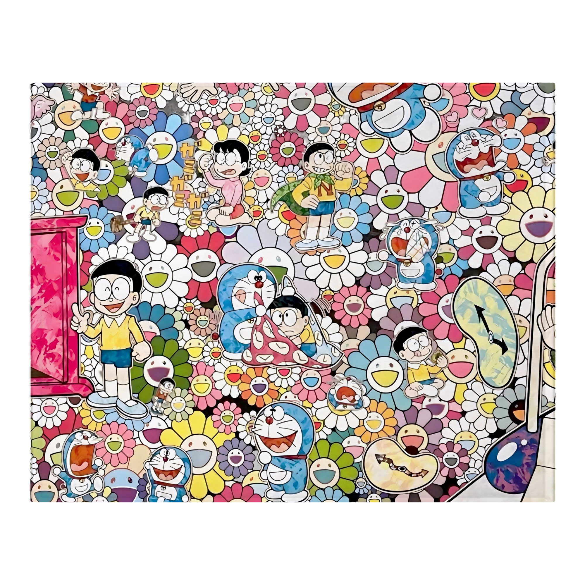 （画像用） ドラえもん Doraemon フランネルブランケット・多サイズ対応（横型）