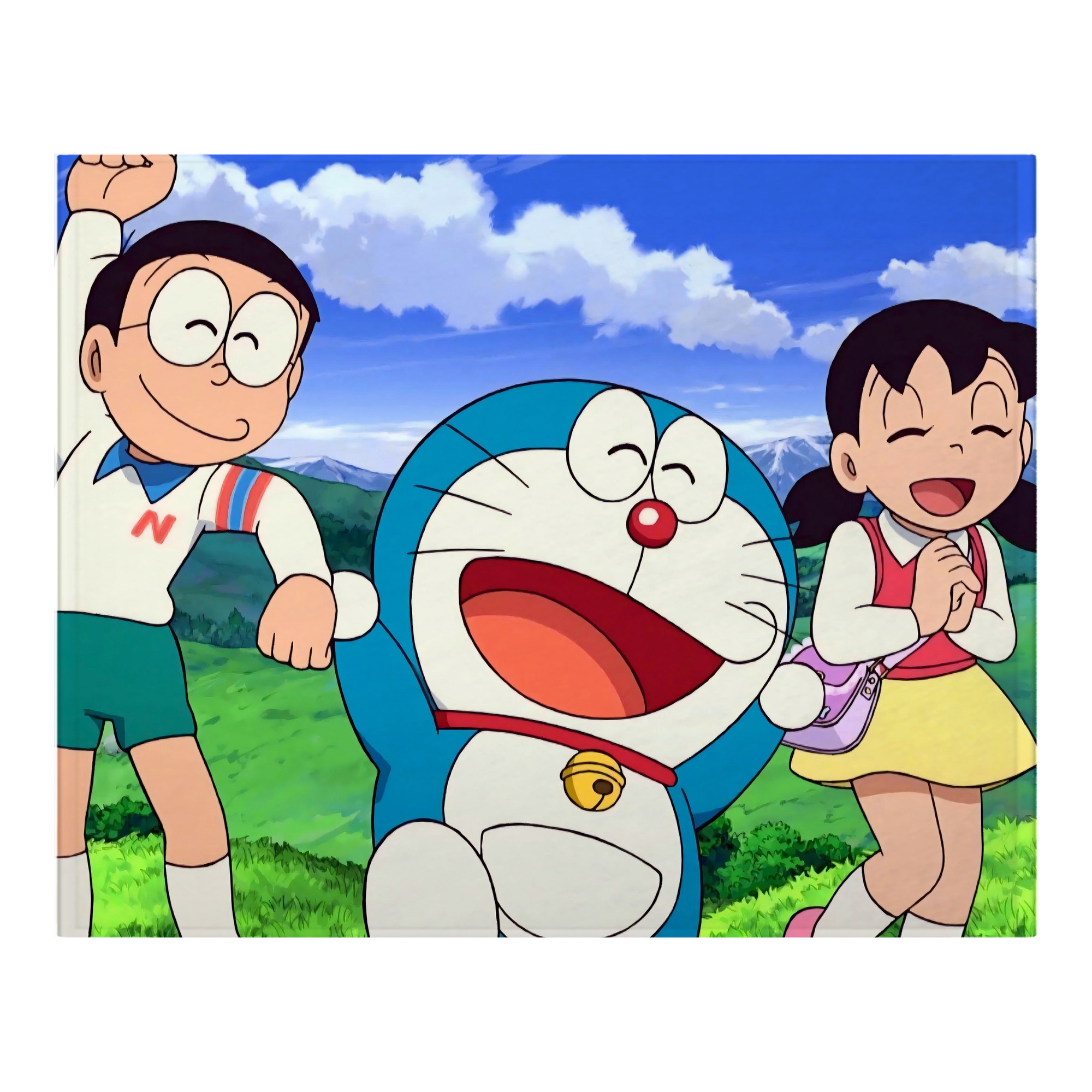 （画像用） ドラえもん Doraemon フランネルブランケット・多サイズ対応（横型）