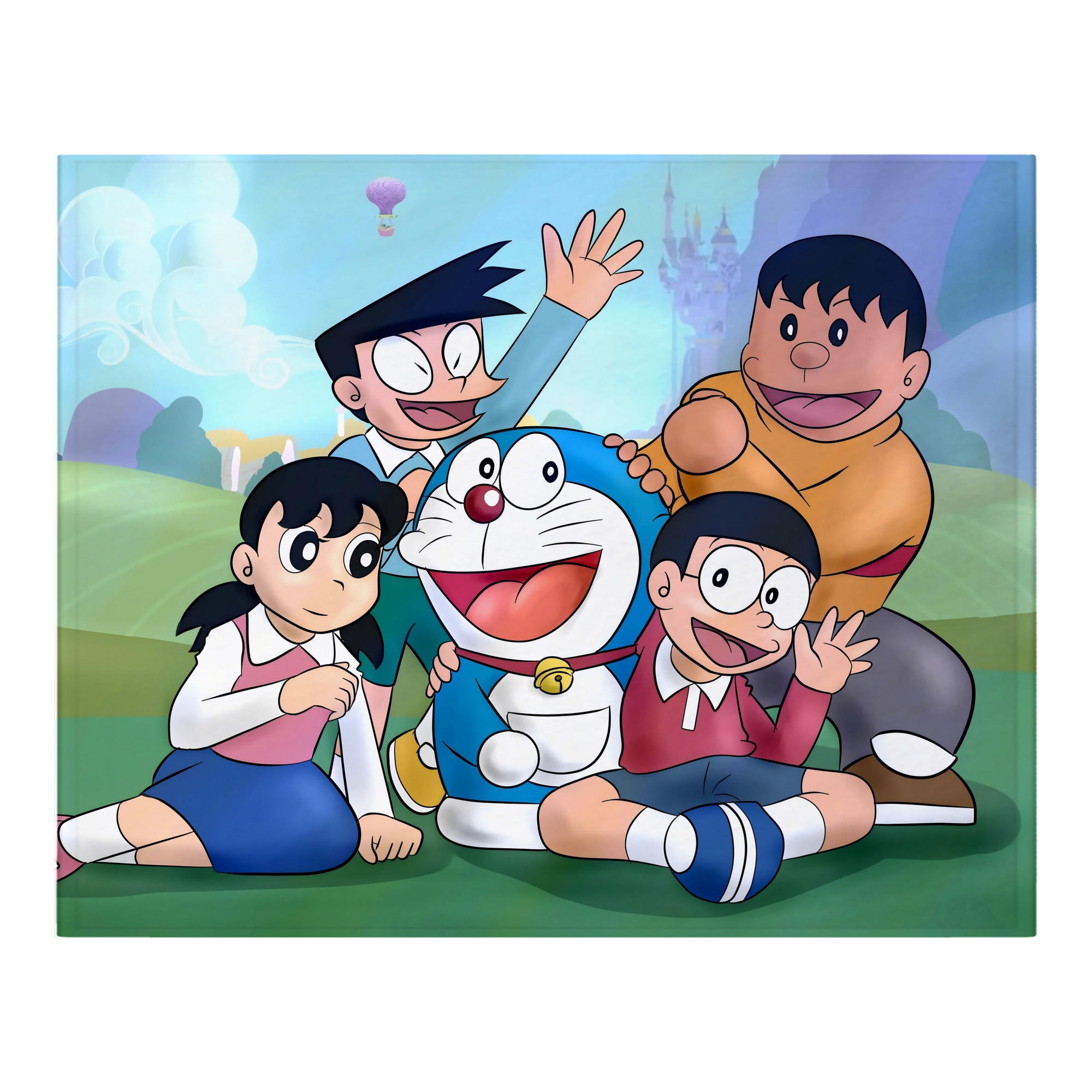 （画像用） ドラえもん Doraemon フランネルブランケット・多サイズ対応（横型）