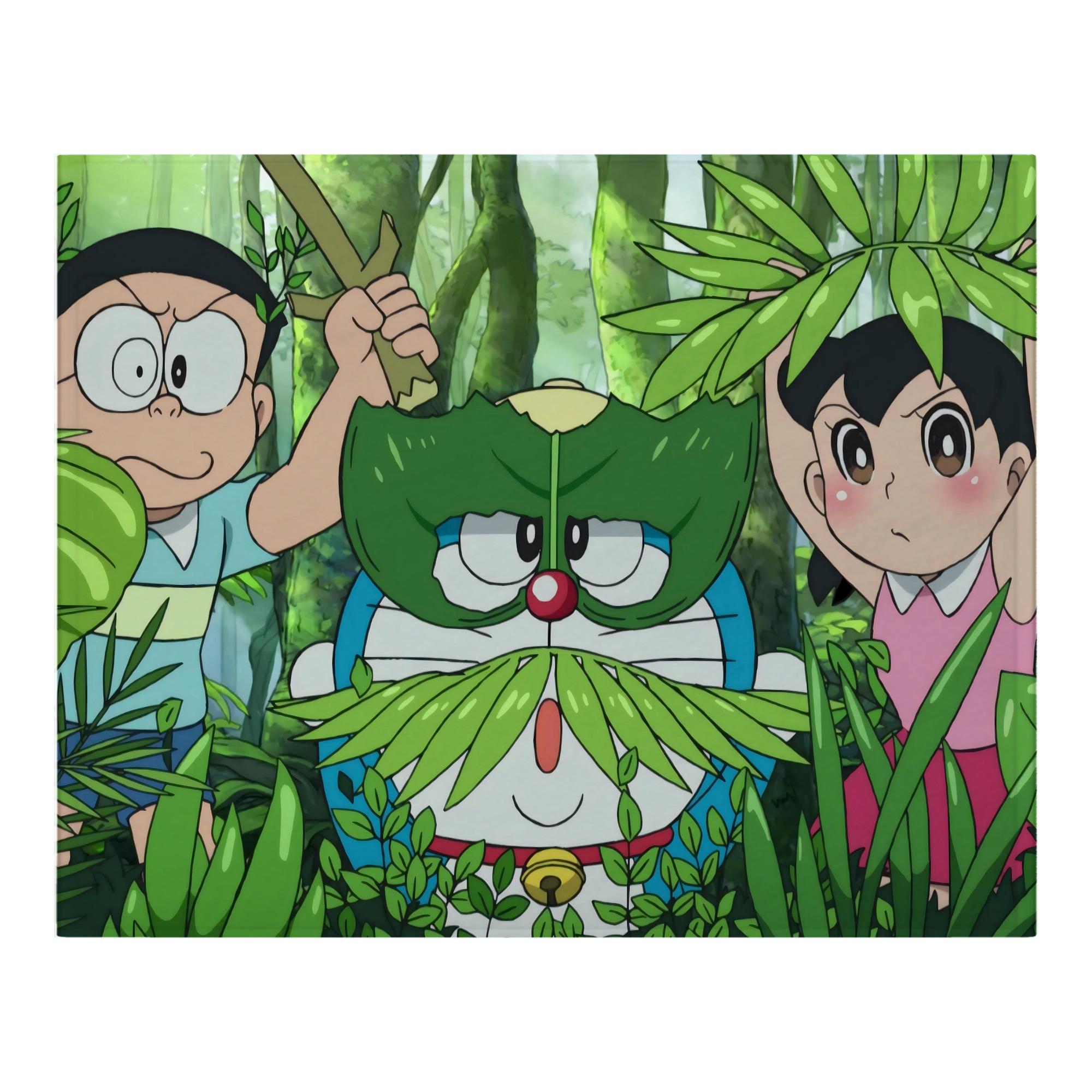 （画像用） ドラえもん Doraemon フランネルブランケット・多サイズ対応（横型）