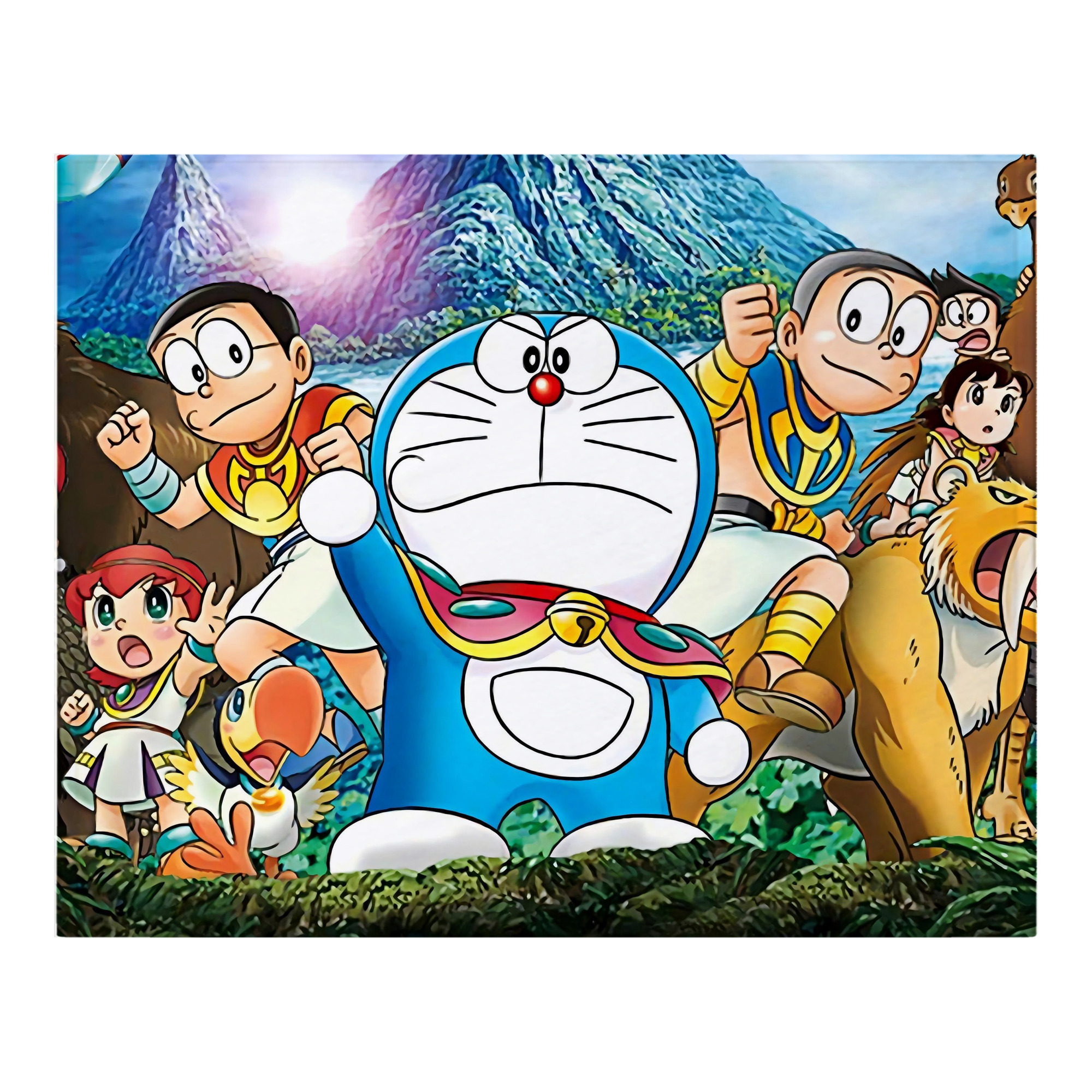 （画像用） ドラえもん Doraemon フランネルブランケット・多サイズ対応（横型）