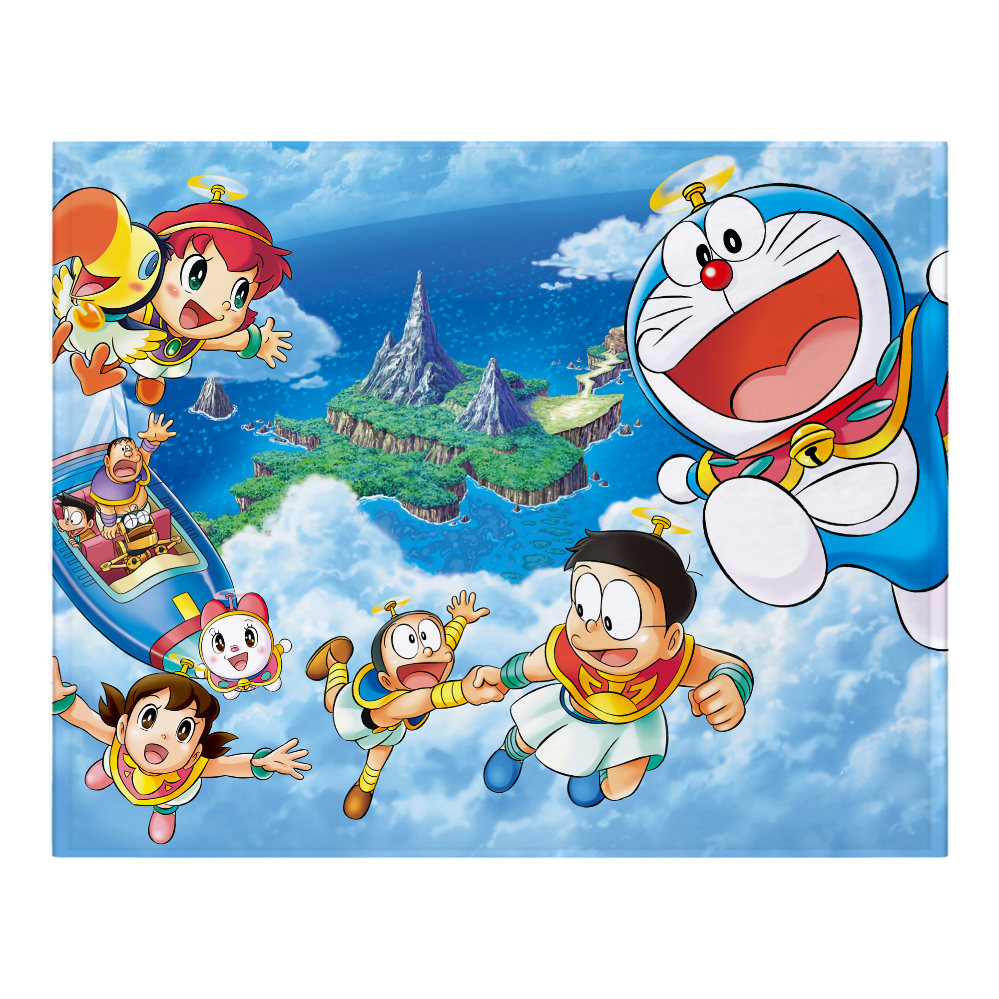 （画像用） ドラえもん Doraemon フランネルブランケット・多サイズ対応（横型）