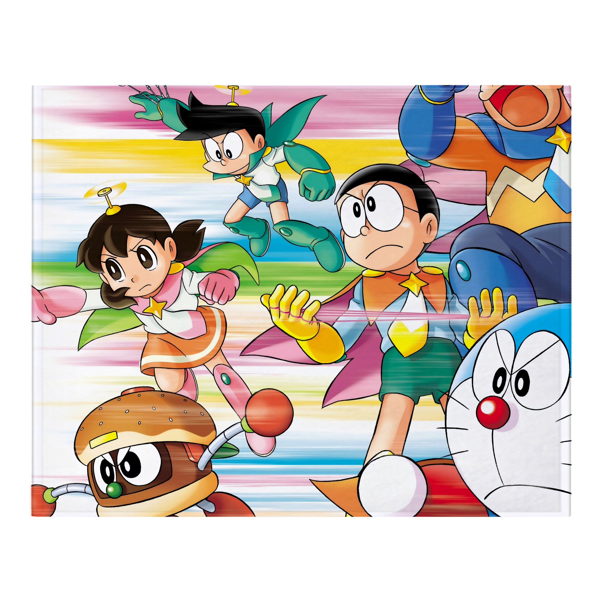 （画像用） ドラえもん Doraemon フランネルブランケット・多サイズ対応（横型）