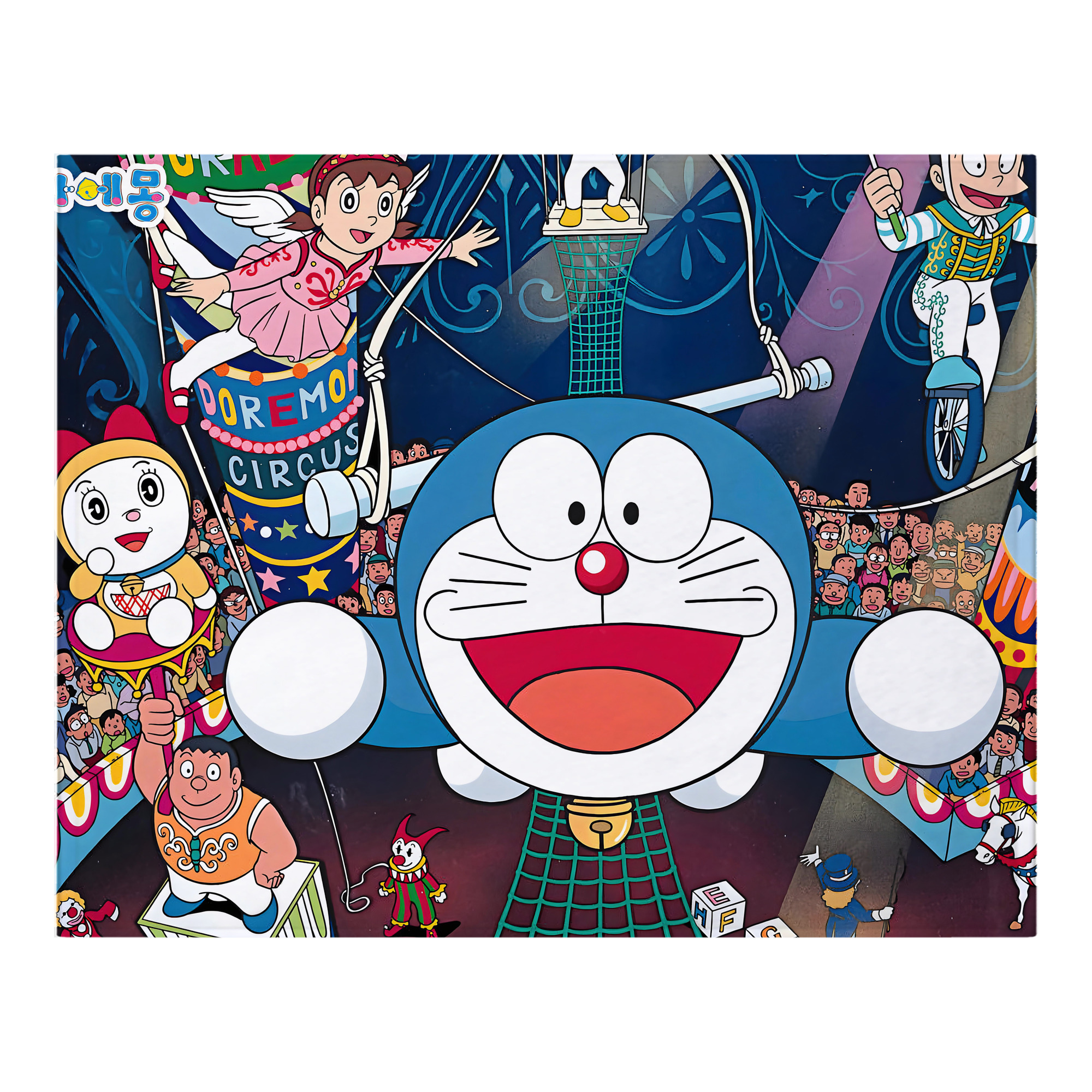（画像用） ドラえもん Doraemon フランネルブランケット・多サイズ対応（横型）