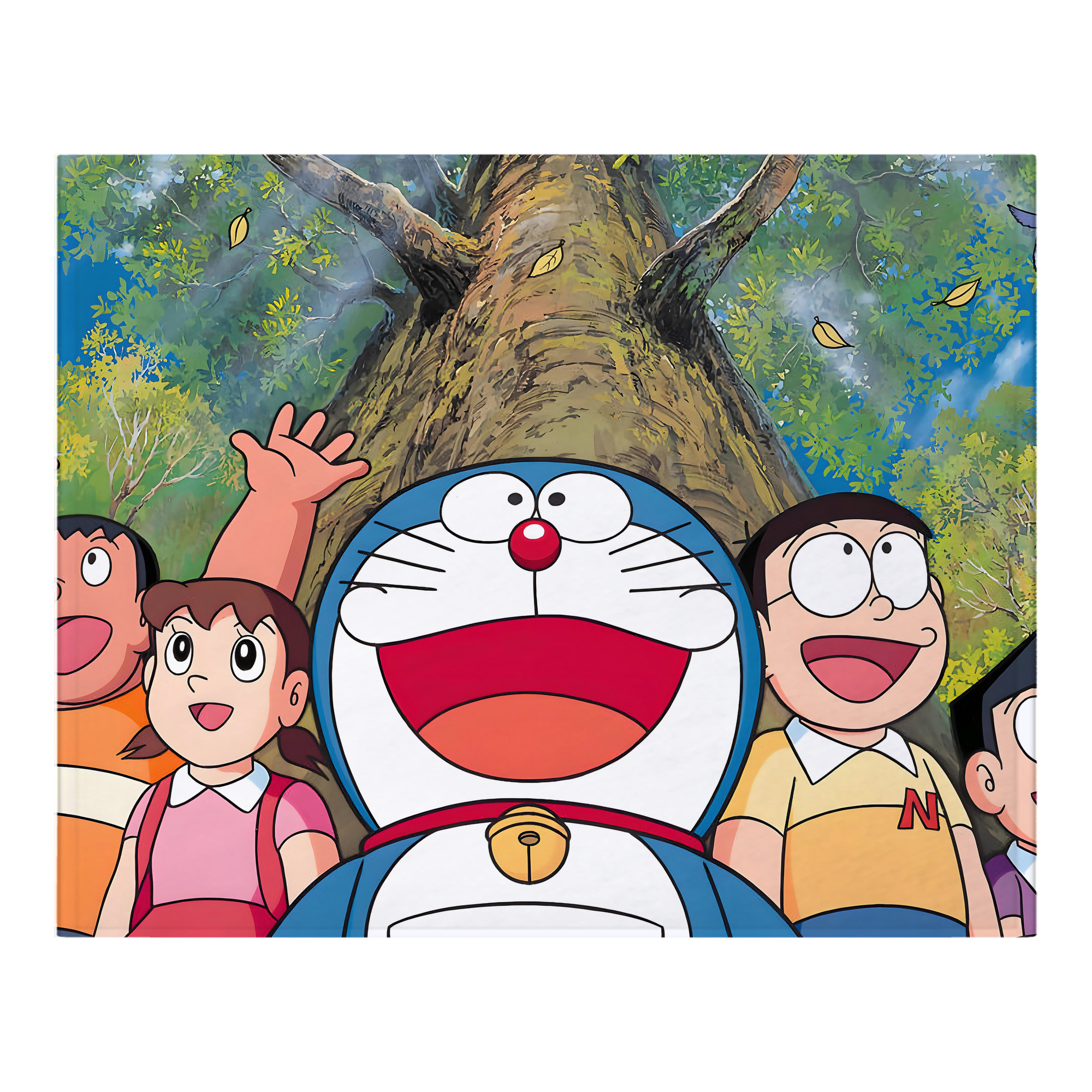 （画像用） ドラえもん Doraemon フランネルブランケット・多サイズ対応（横型）