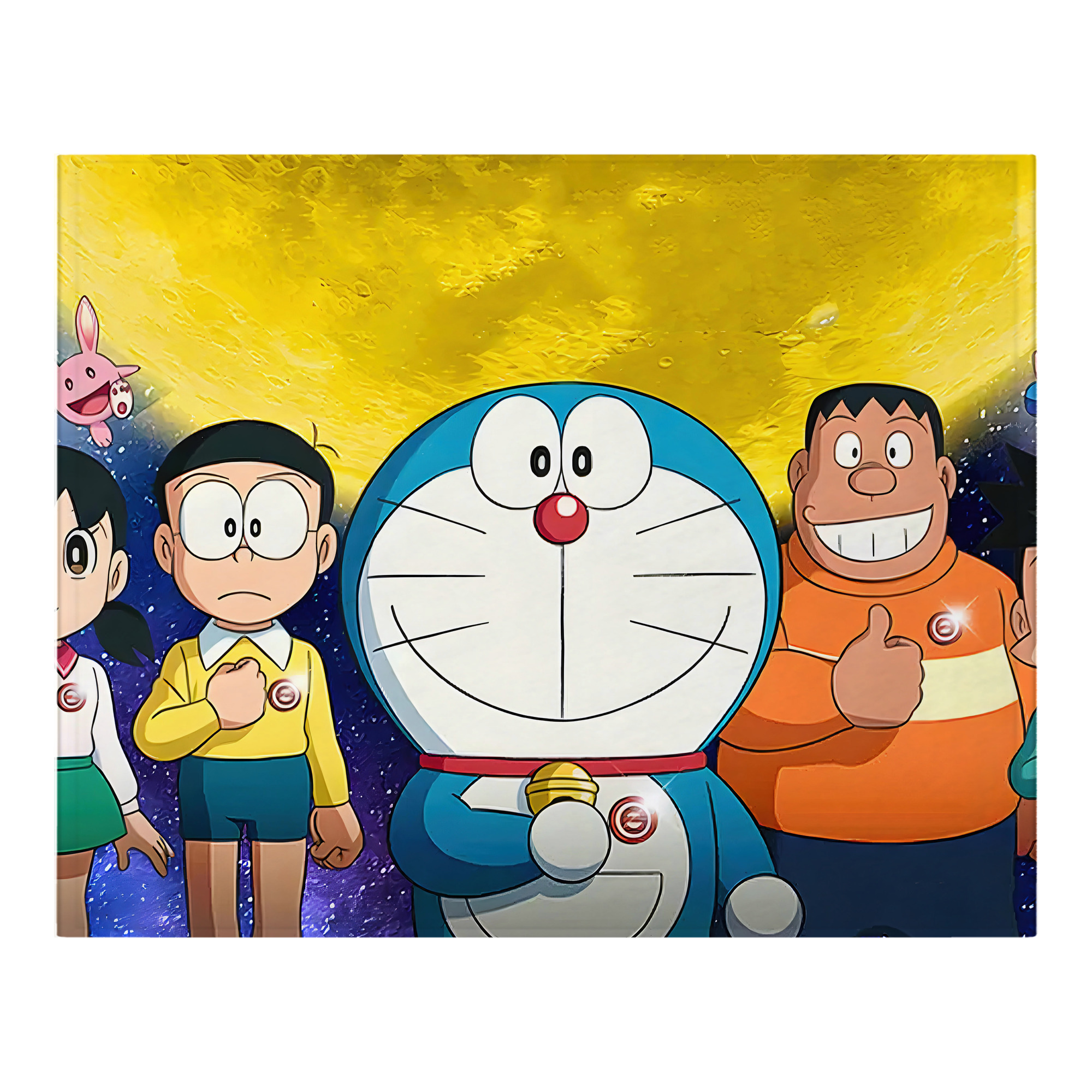 （画像用） ドラえもん Doraemon フランネルブランケット・多サイズ対応（横型）