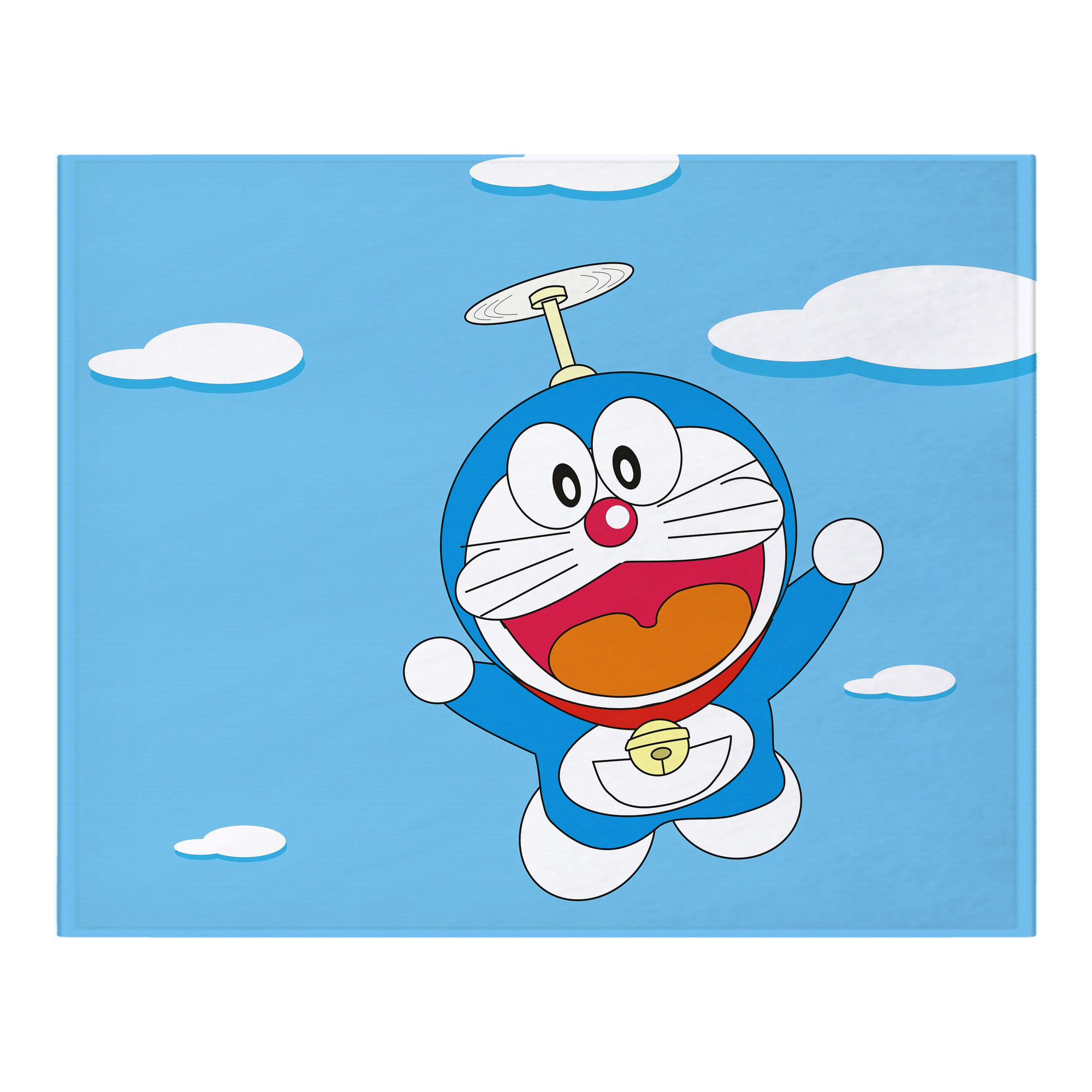 （画像用） ドラえもん Doraemon フランネルブランケット・多サイズ対応（横型）