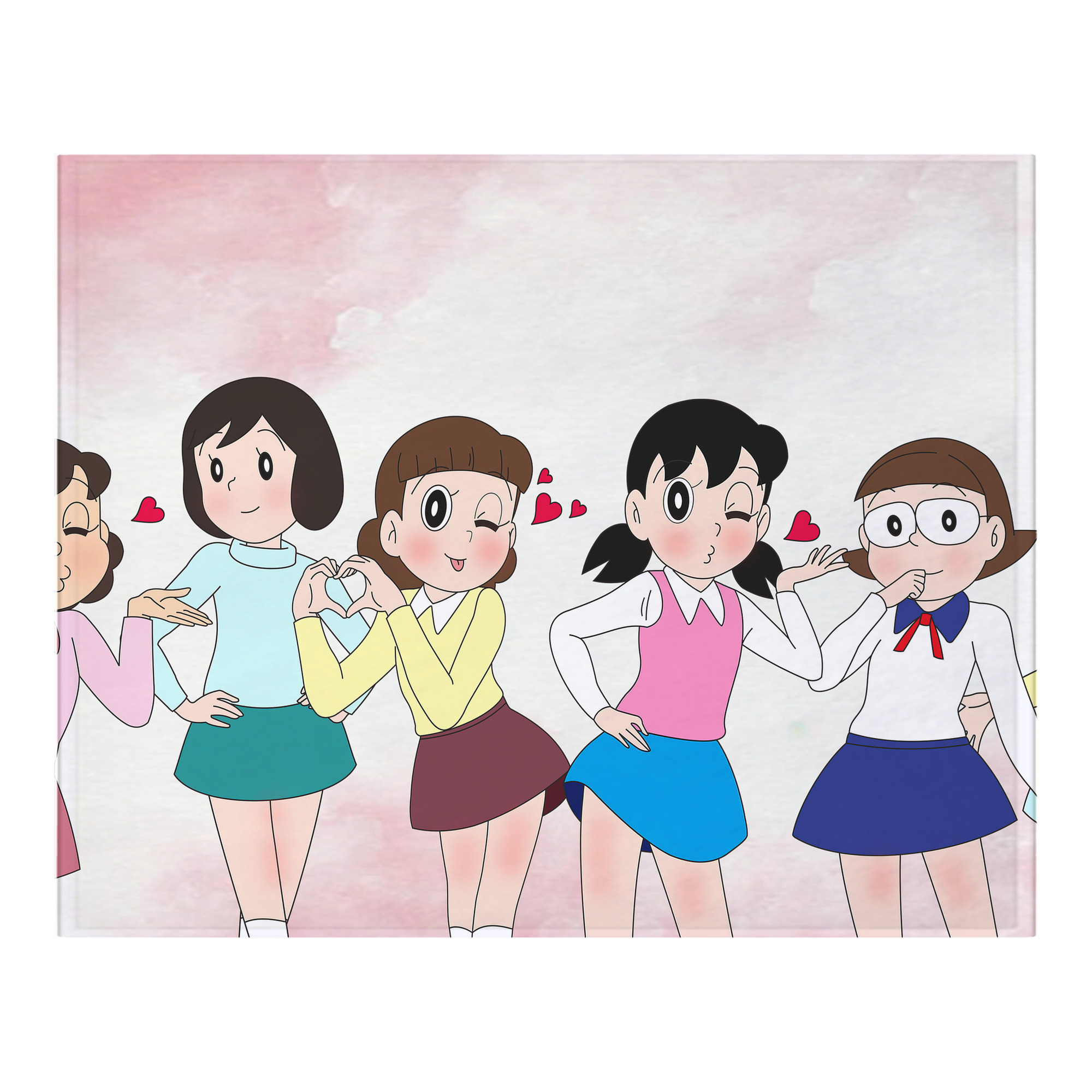 （画像用） ドラえもん Doraemon フランネルブランケット・多サイズ対応（横型）