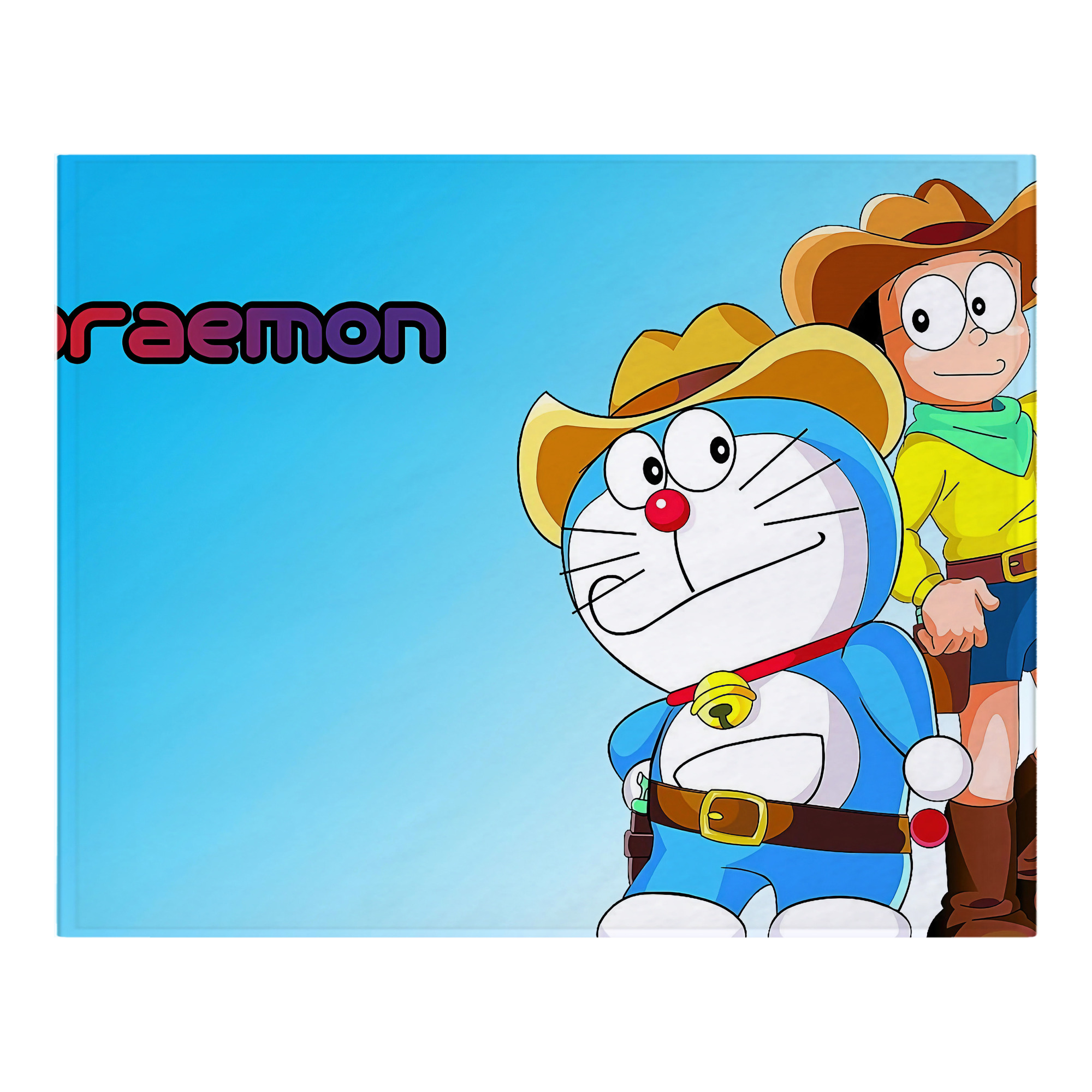 （画像用） ドラえもん Doraemon フランネルブランケット・多サイズ対応（横型）