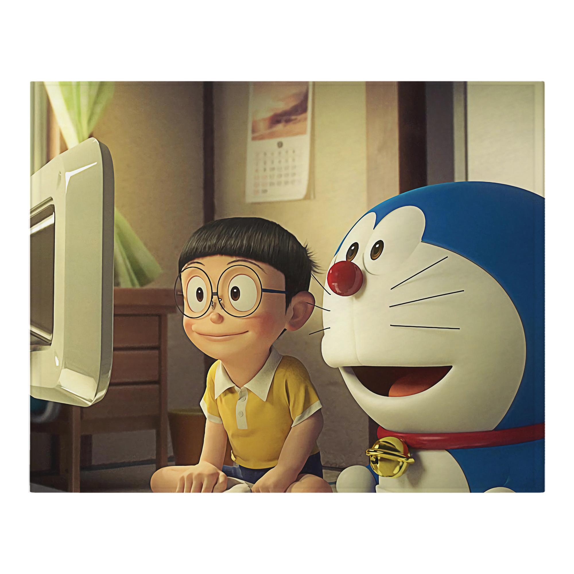 （画像用） ドラえもん Doraemon フランネルブランケット・多サイズ対応（横型）