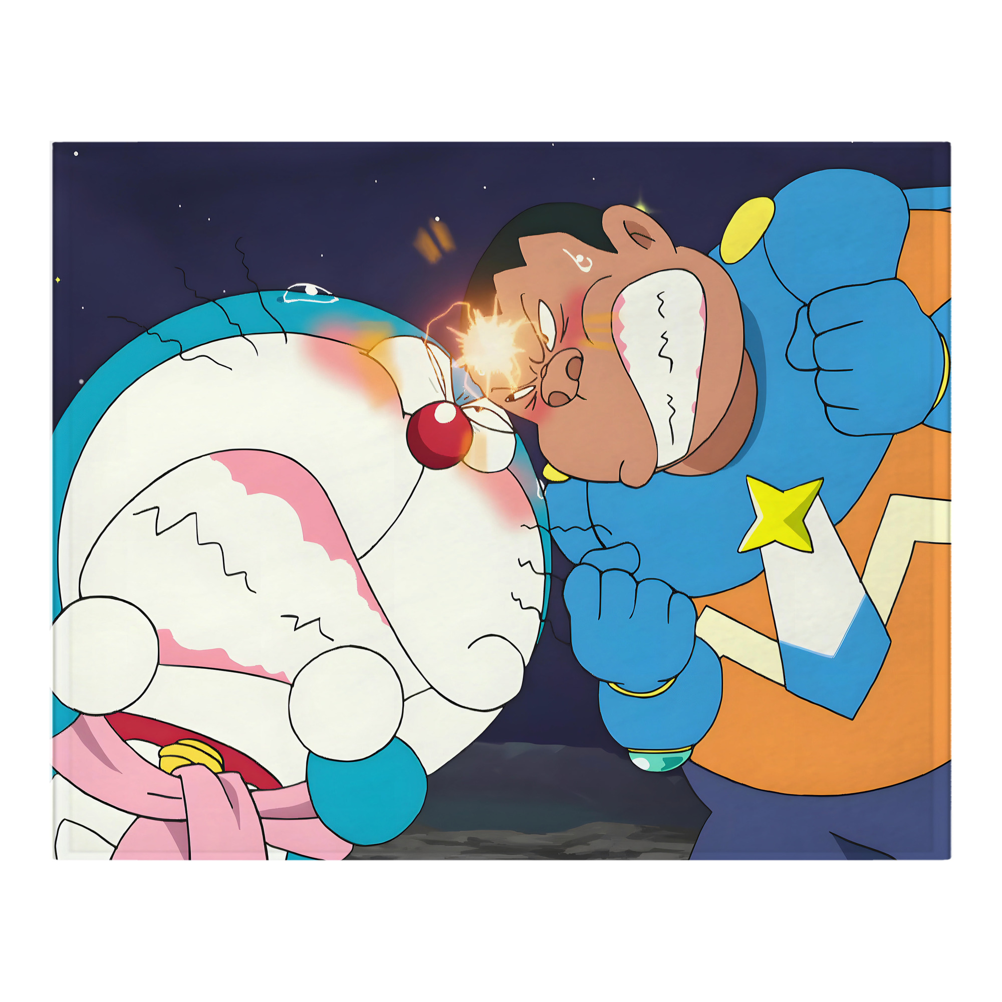（画像用） ドラえもん Doraemon フランネルブランケット・多サイズ対応（横型）