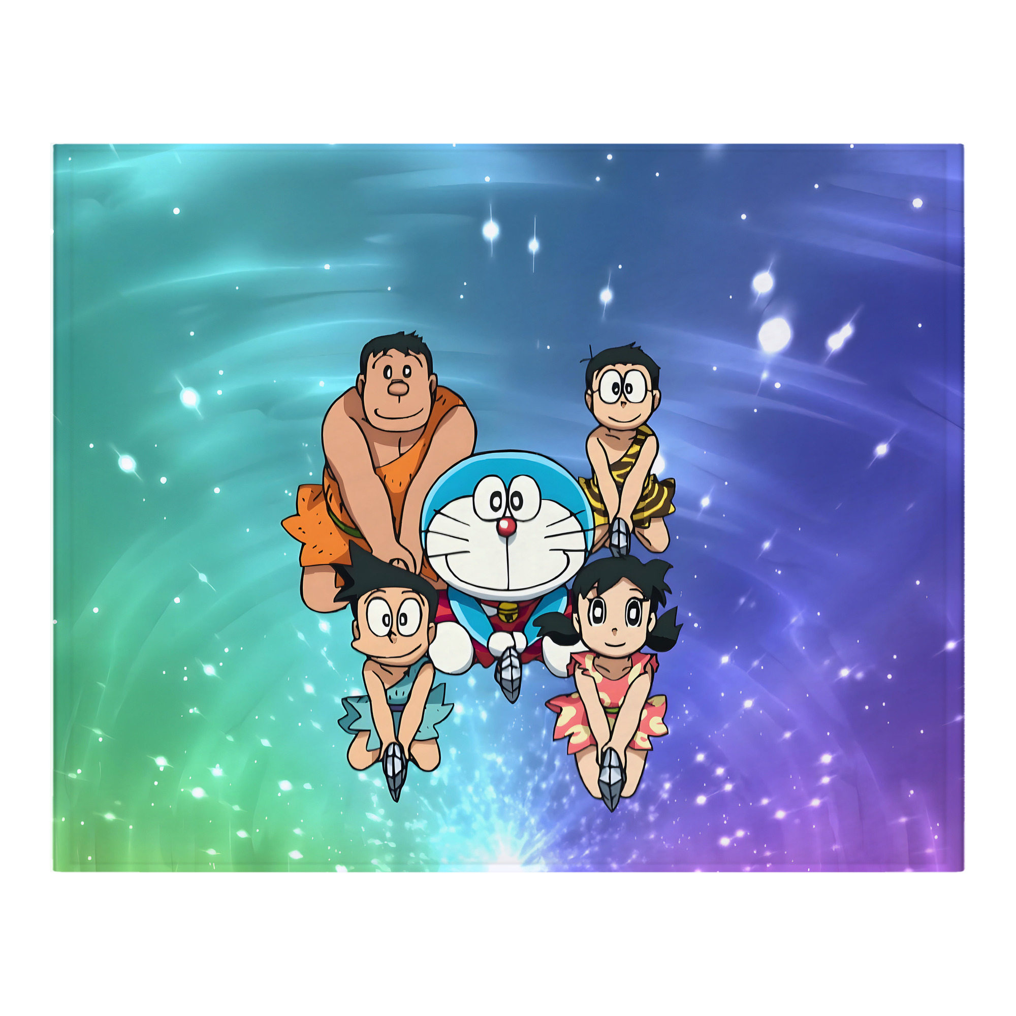 （画像用） ドラえもん Doraemon フランネルブランケット・多サイズ対応（横型）