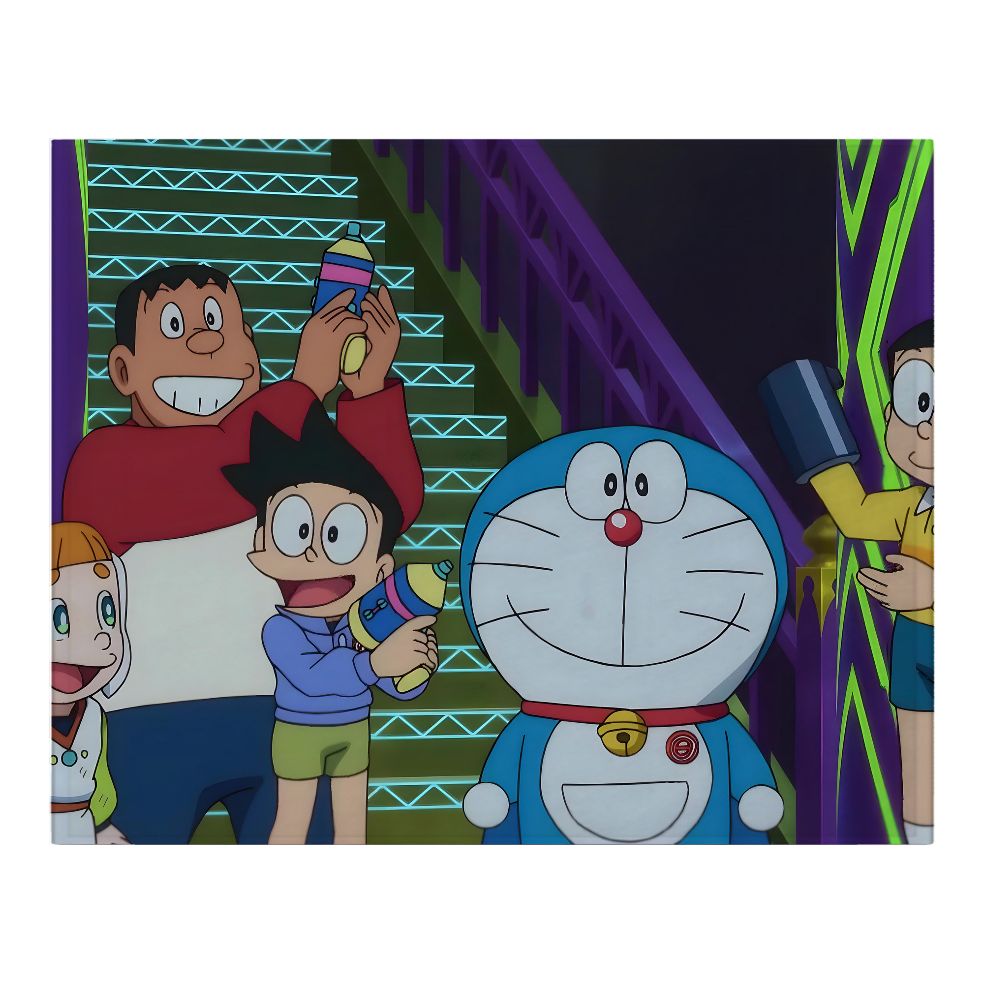 （画像用） ドラえもん Doraemon フランネルブランケット・多サイズ対応（横型）