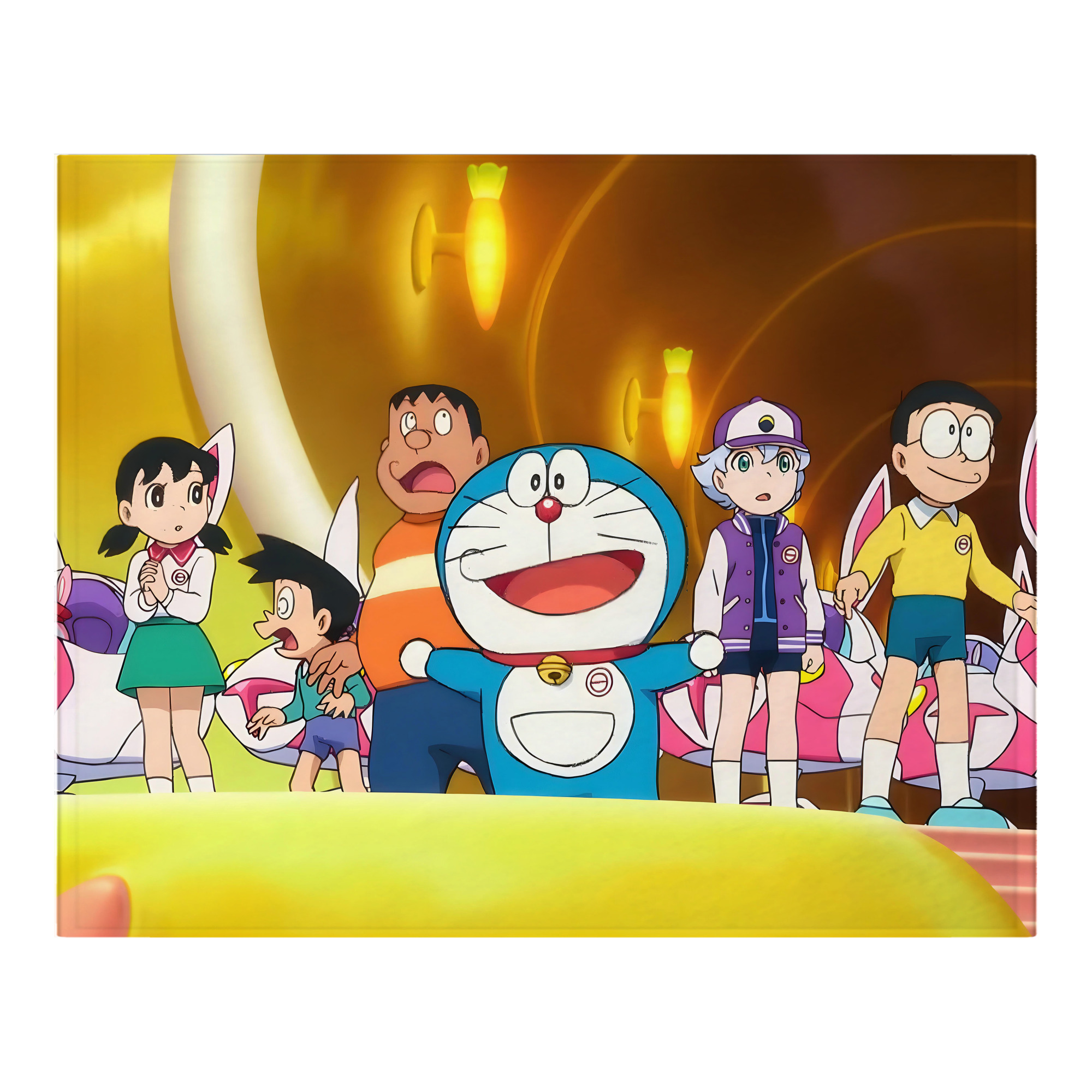 （画像用） ドラえもん Doraemon フランネルブランケット・多サイズ対応（横型）