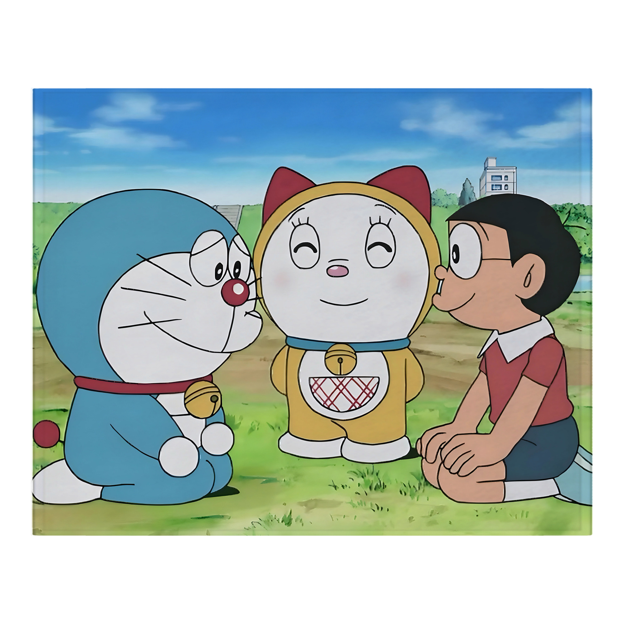 （画像用） ドラえもん Doraemon フランネルブランケット・多サイズ対応（横型）