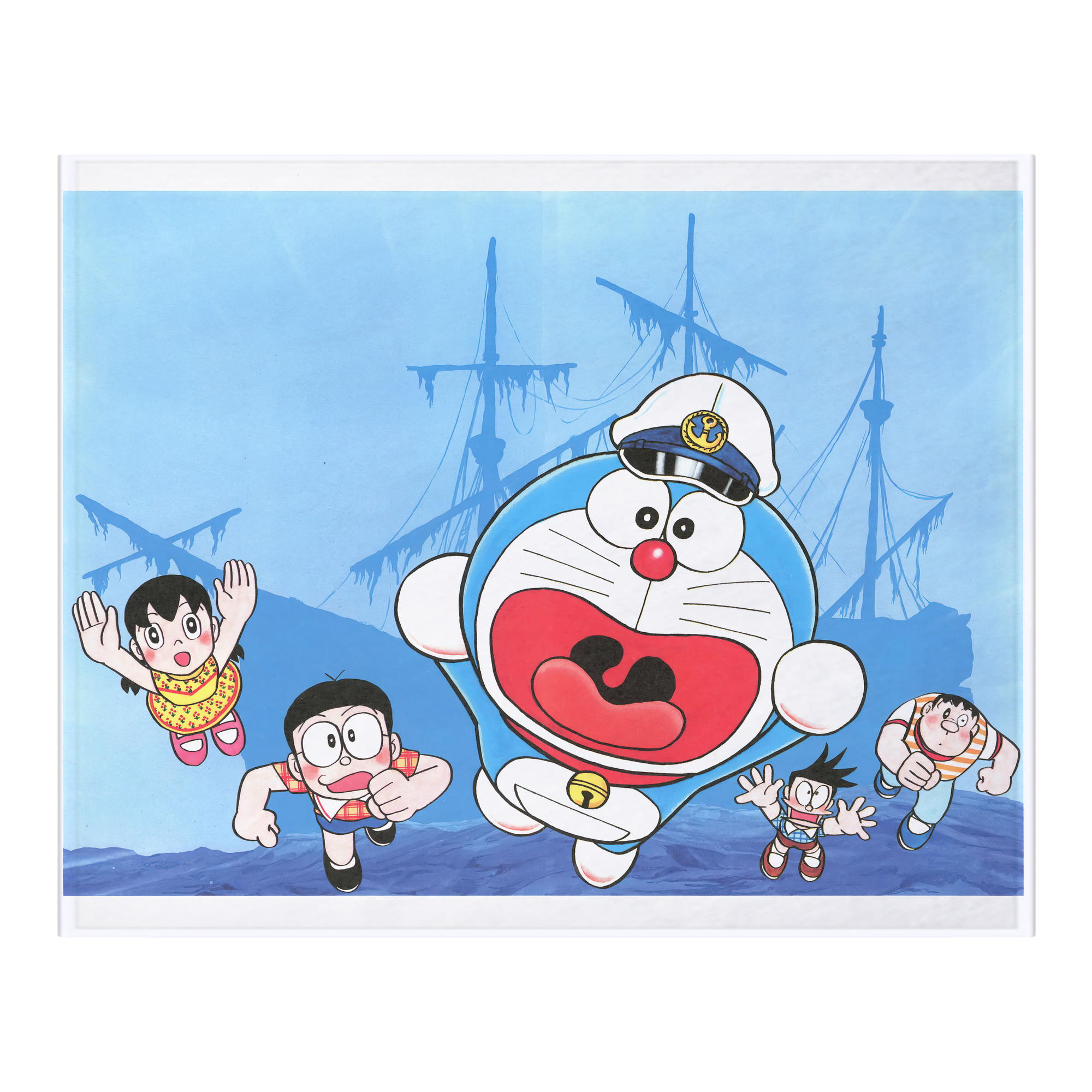 （画像用） ドラえもん Doraemon フランネルブランケット・多サイズ対応（横型）