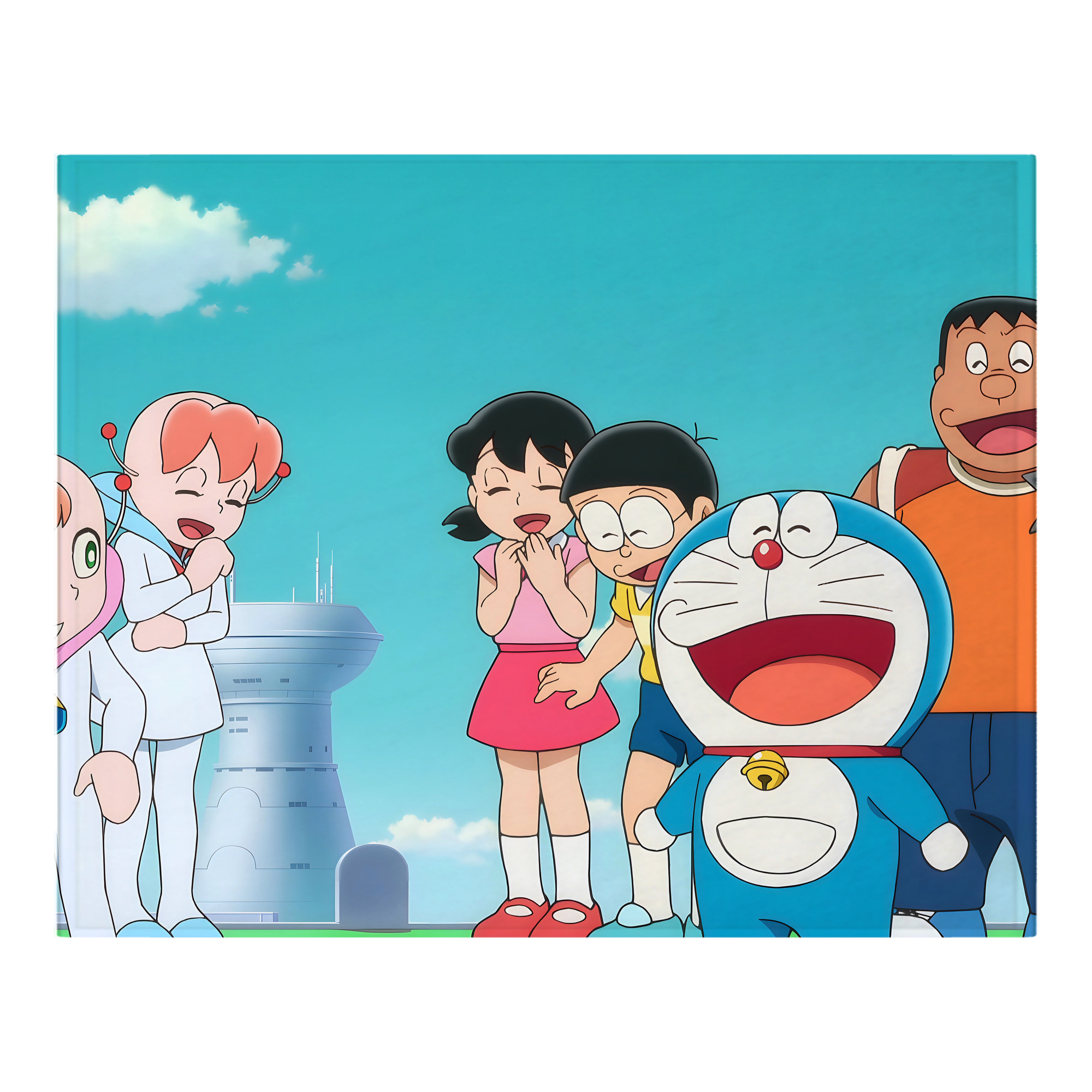 （画像用） ドラえもん Doraemon フランネルブランケット・多サイズ対応（横型）