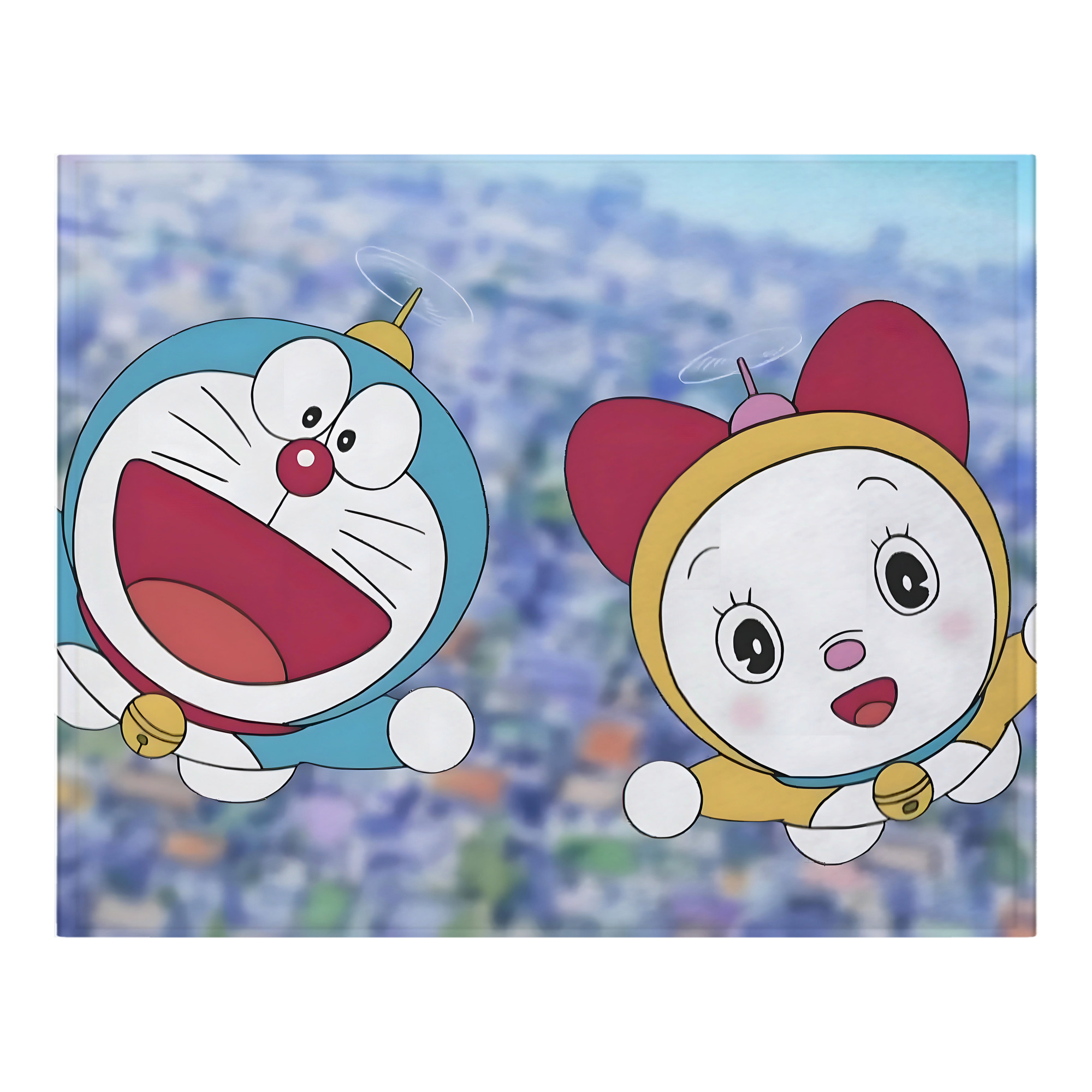 （画像用） ドラえもん Doraemon フランネルブランケット・多サイズ対応（横型）