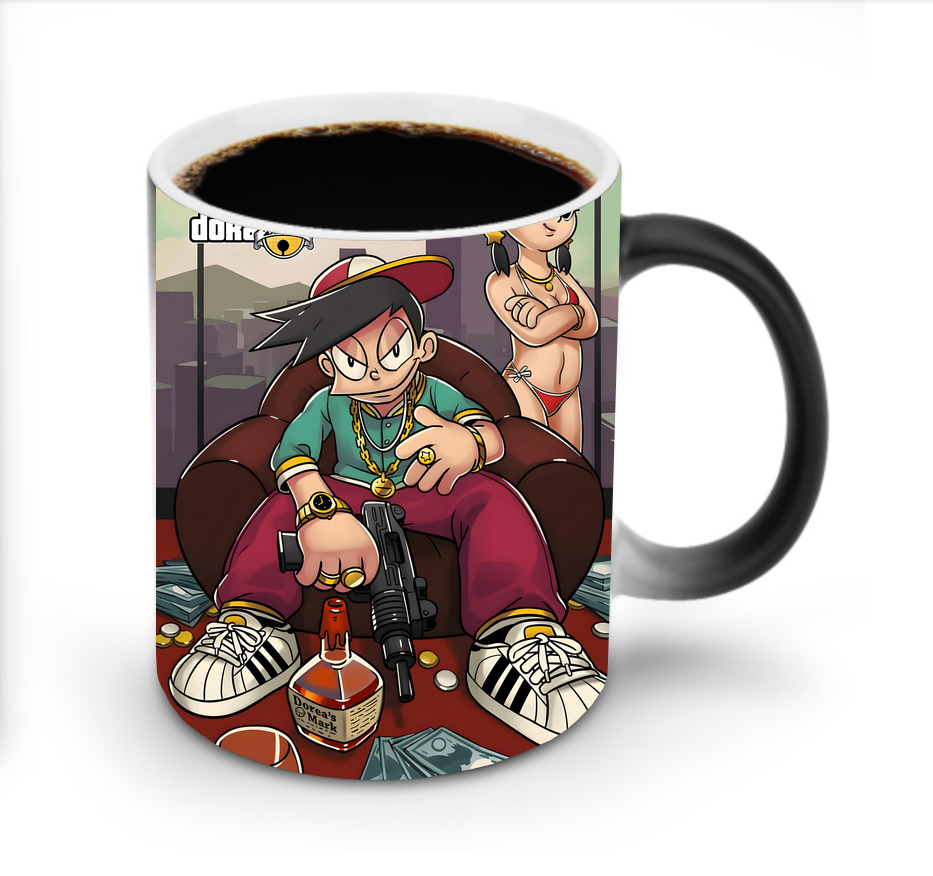 （画像用） ドラえもん Doraemon 温度変色マグカップ