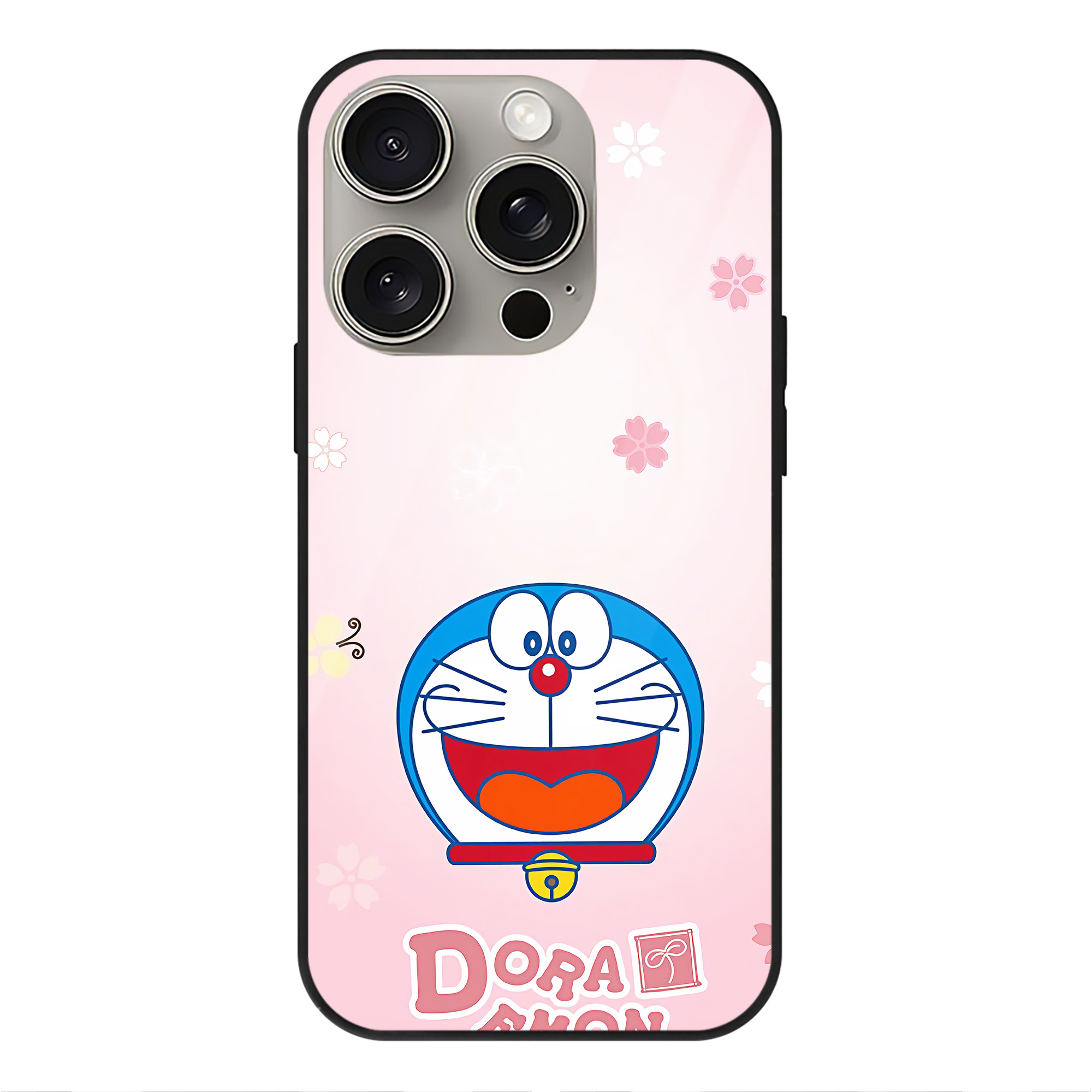 （画像用） ドラえもん Doraemon 【iPhone15Pro対応】スマホケース 耐衝撃＆黄変防止 背面ガラス