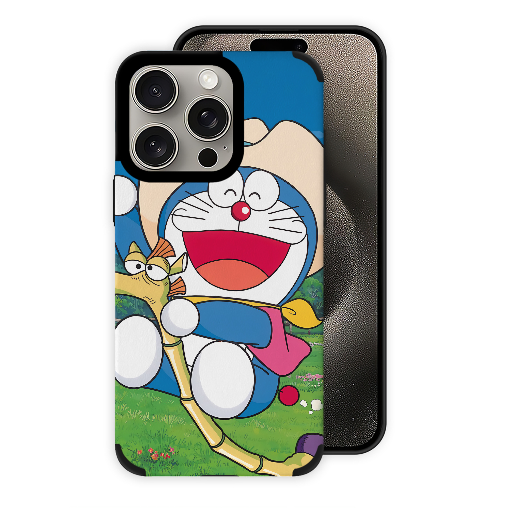 （画像用） ドラえもん Doraemon 【iPhone15ProMax対応】 PUレザー スマホケース 耐衝撃＆黄変防止