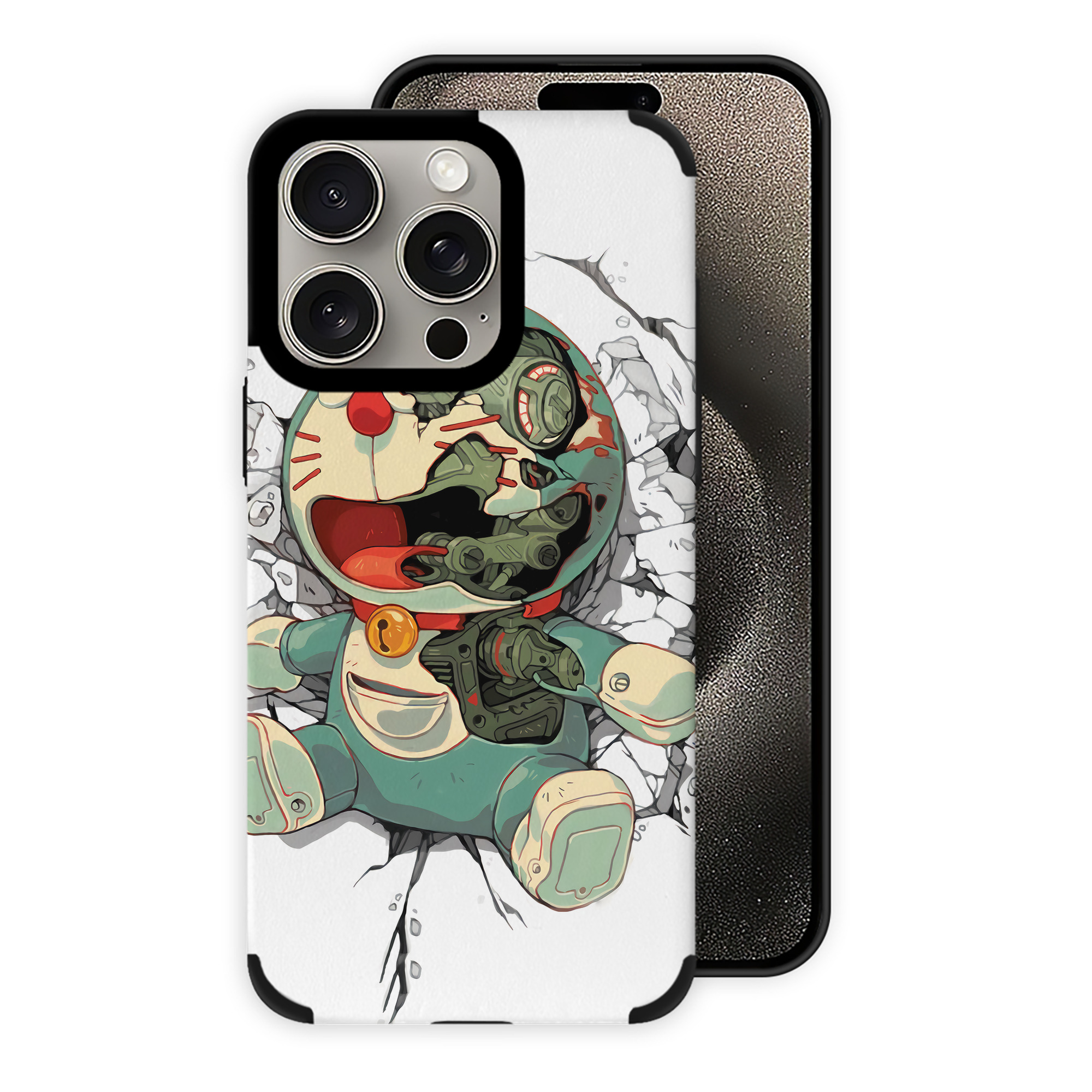 （画像用） ドラえもん Doraemon 【iPhone15ProMax対応】 PUレザー スマホケース 耐衝撃＆黄変防止