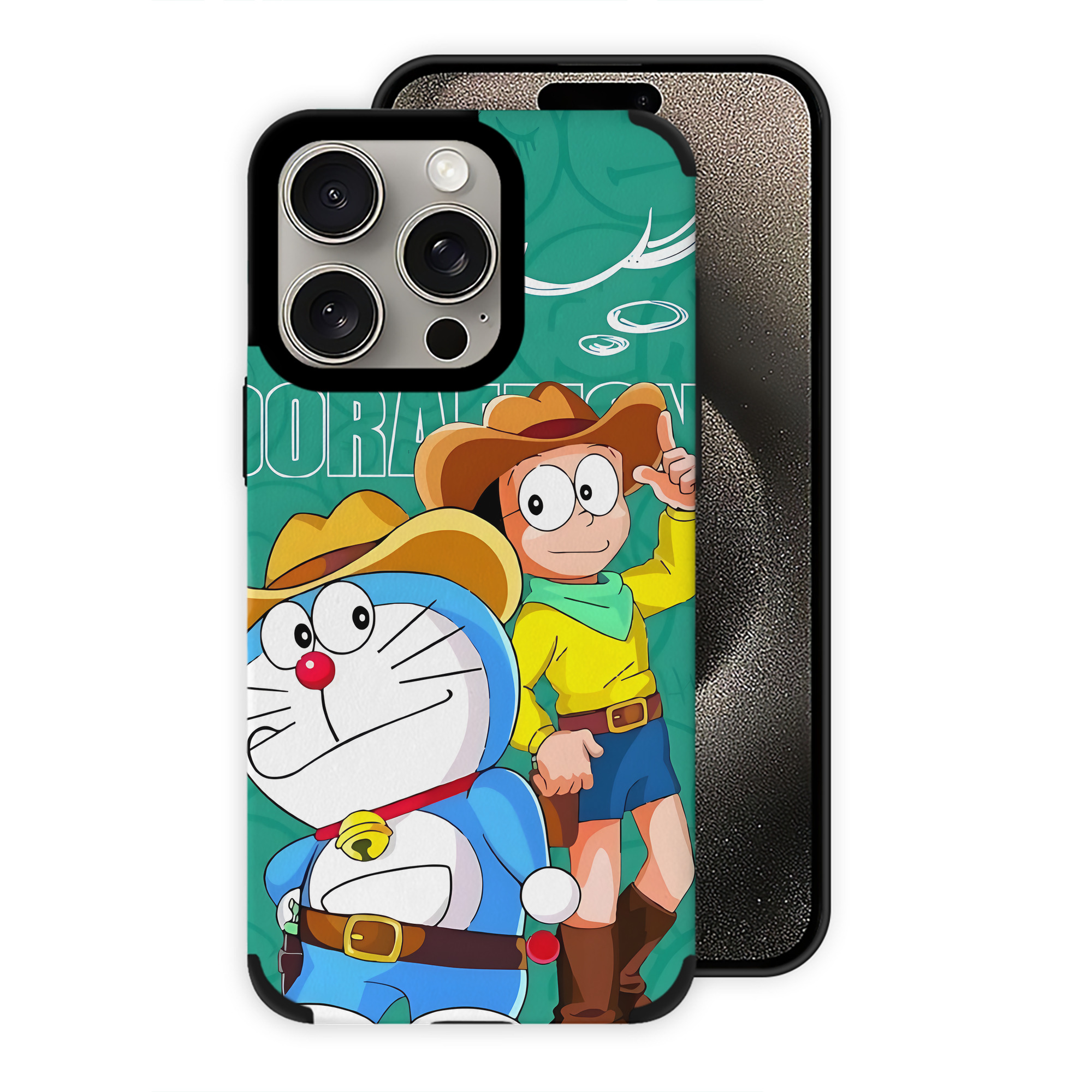 （画像用） ドラえもん Doraemon 【iPhone15ProMax対応】 PUレザー スマホケース 耐衝撃＆黄変防止