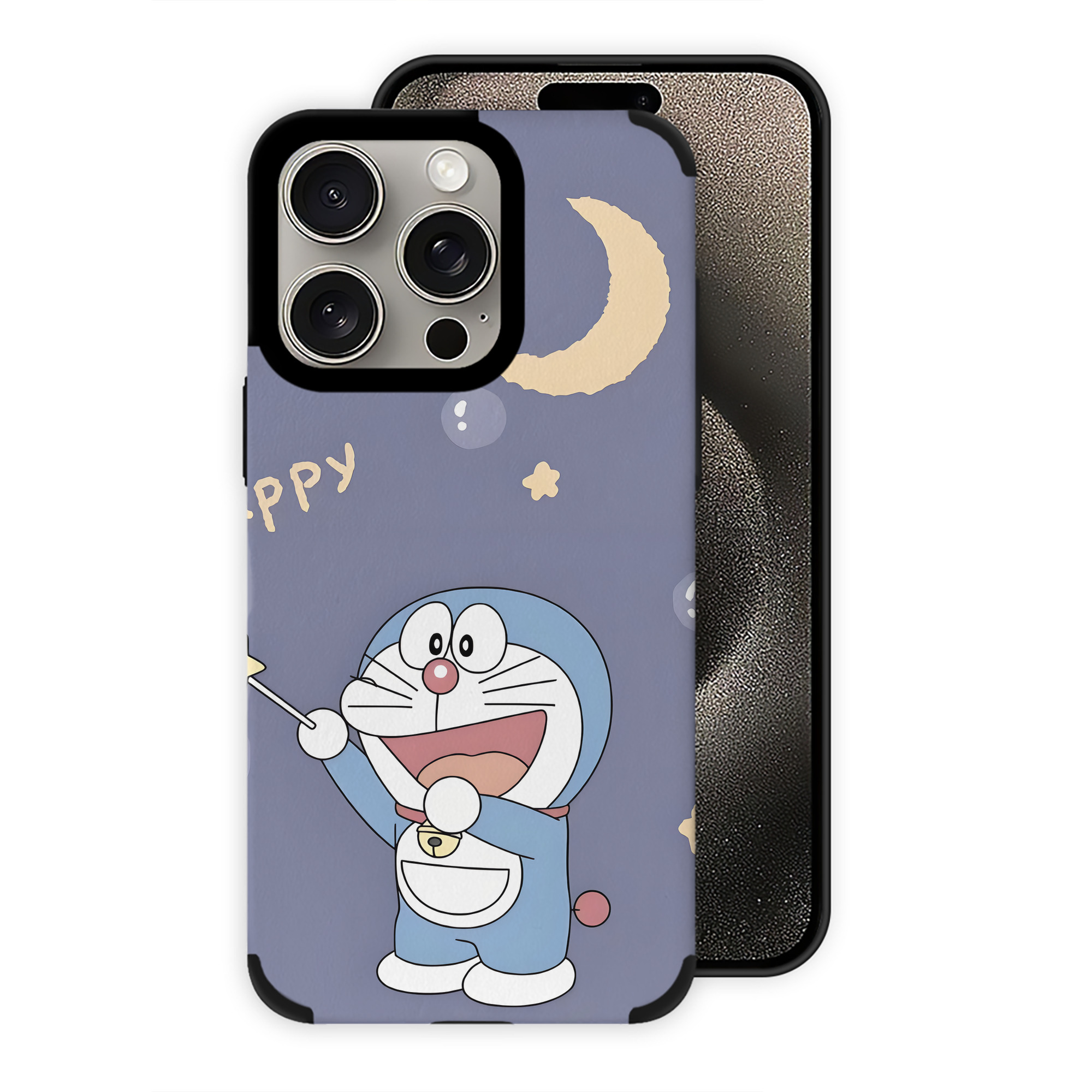 （画像用） ドラえもん Doraemon 【iPhone15ProMax対応】 PUレザー スマホケース 耐衝撃＆黄変防止