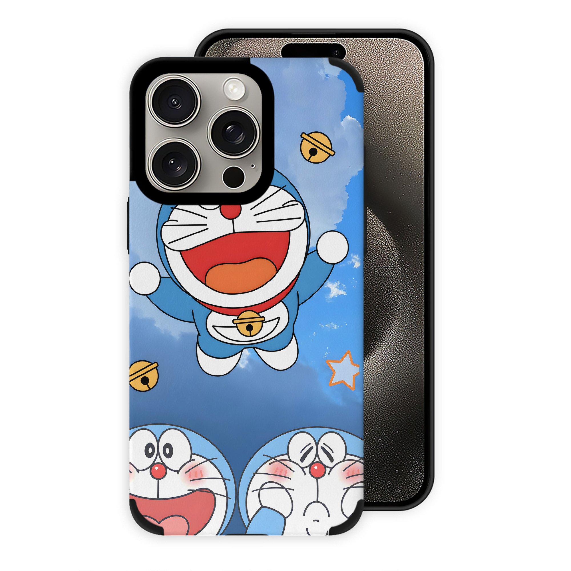 （画像用） ドラえもん Doraemon 【iPhone15ProMax対応】 PUレザー スマホケース 耐衝撃＆黄変防止