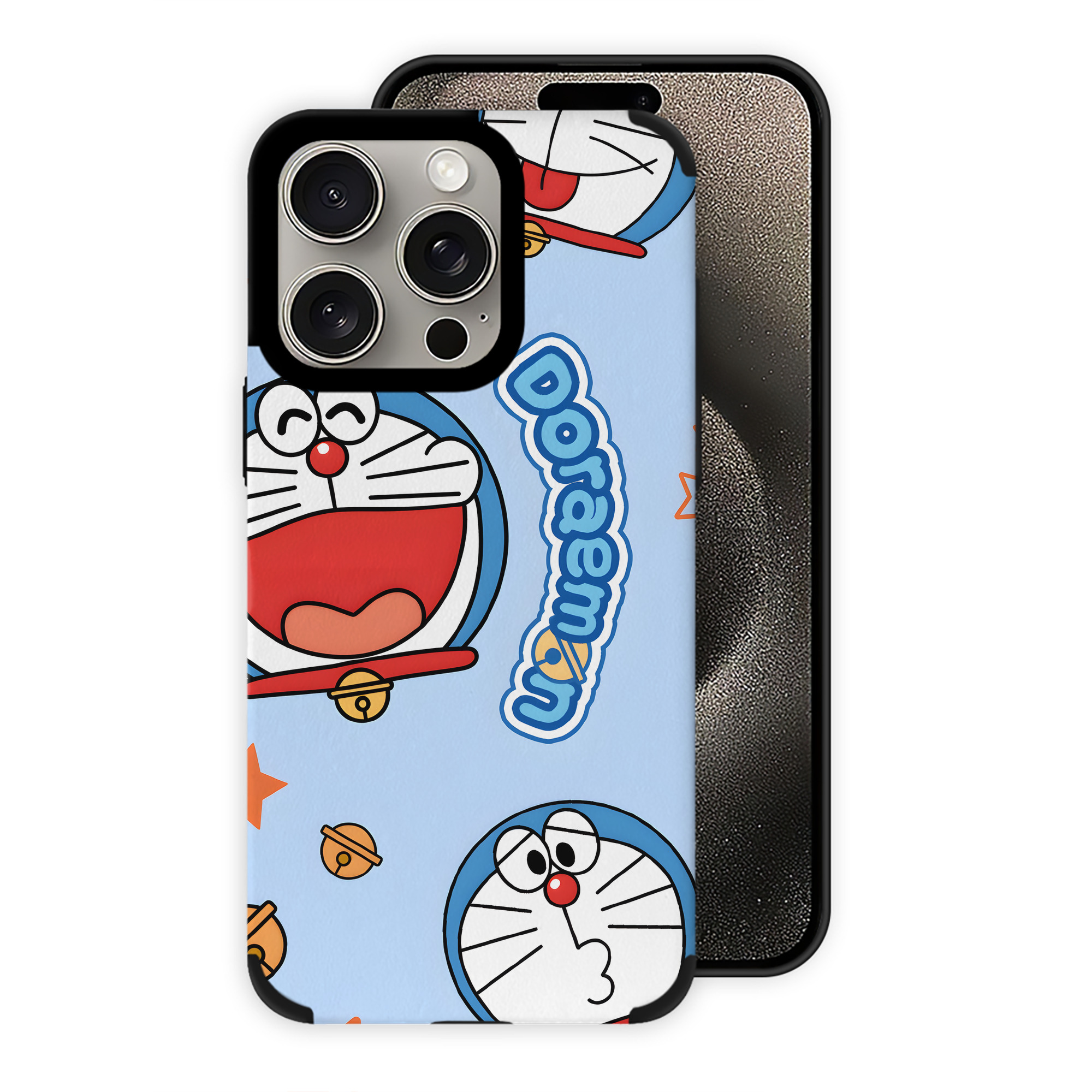 （画像用） ドラえもん Doraemon 【iPhone15ProMax対応】 PUレザー スマホケース 耐衝撃＆黄変防止