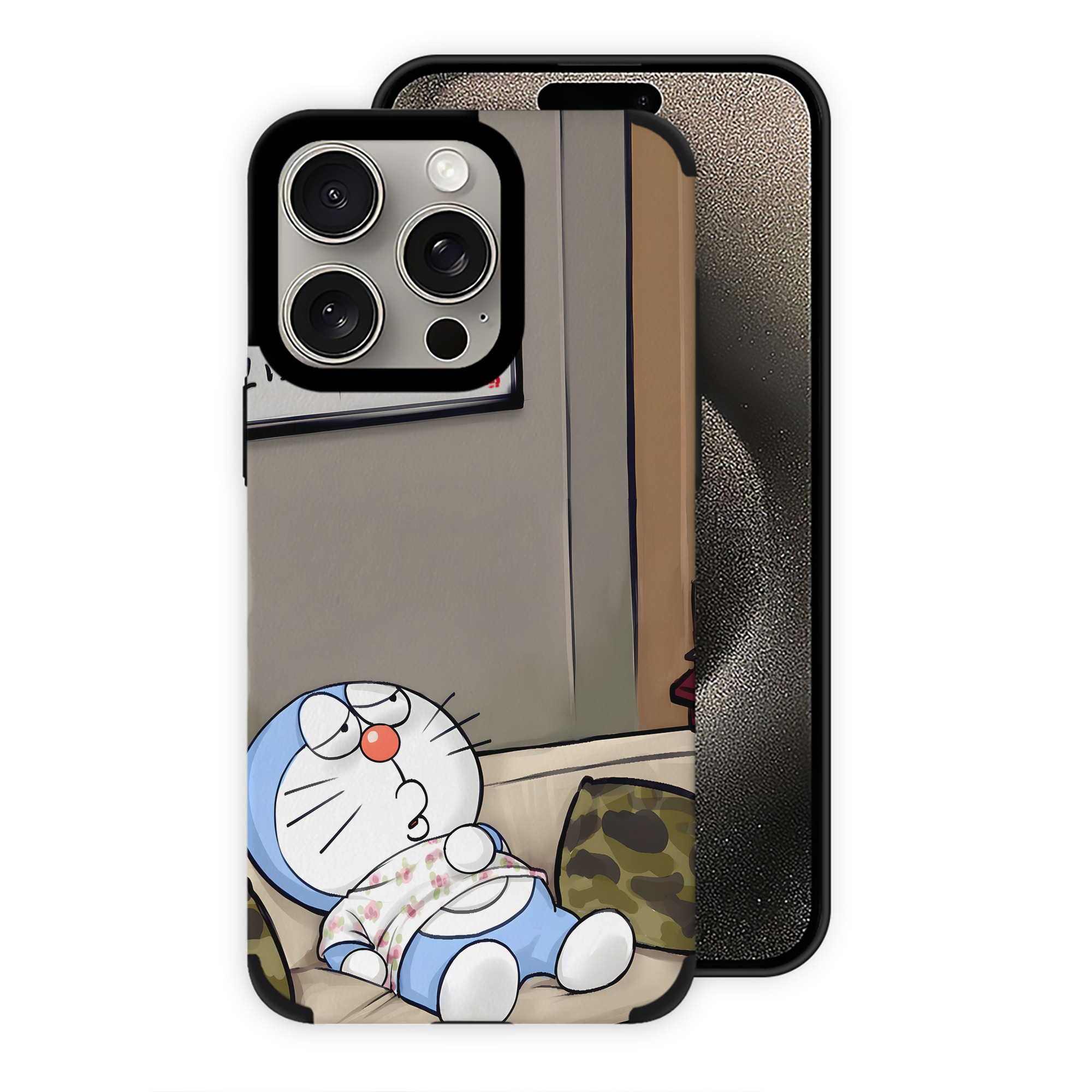 （画像用） ドラえもん Doraemon 【iPhone15ProMax対応】 PUレザー スマホケース 耐衝撃＆黄変防止