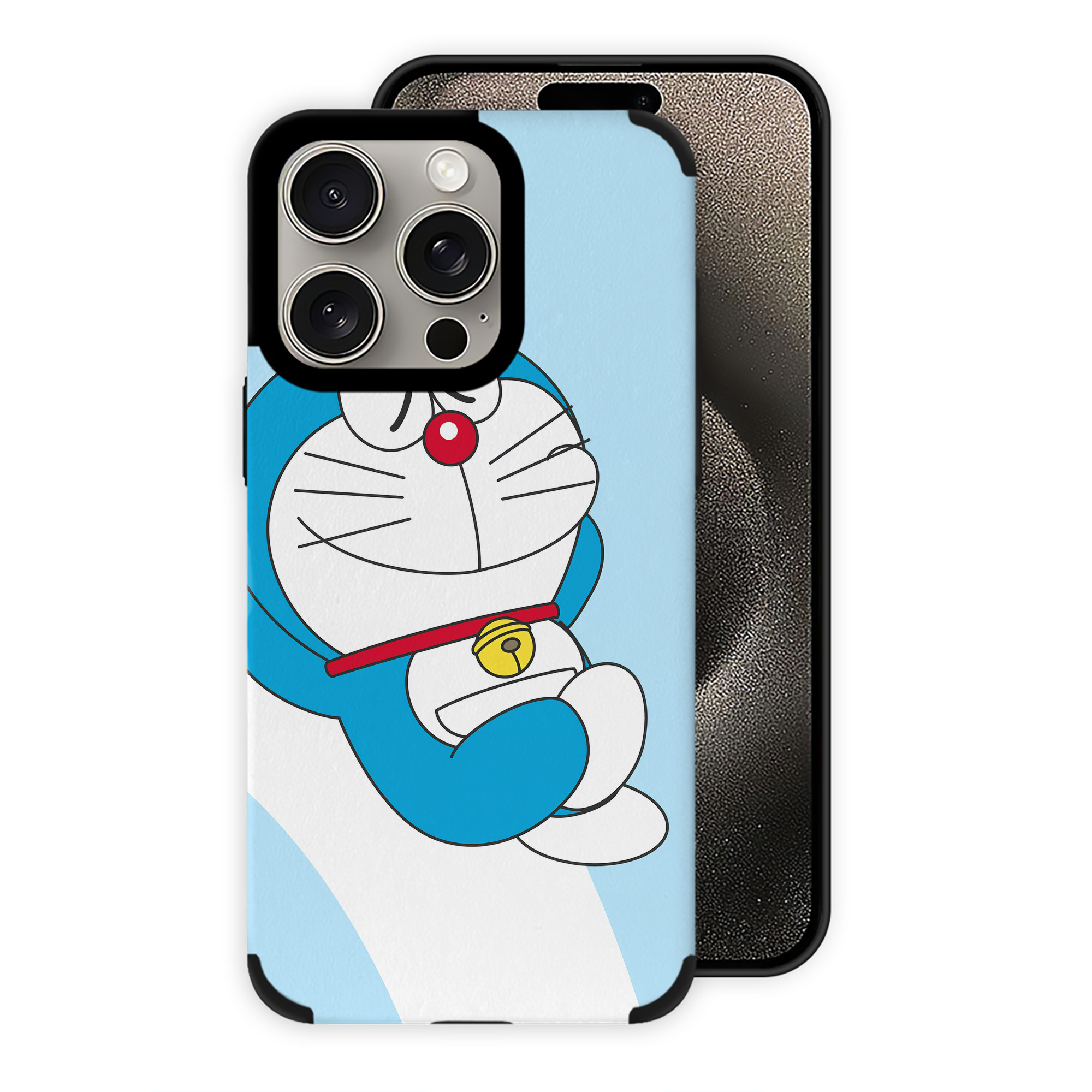 （画像用） ドラえもん Doraemon 【iPhone15ProMax対応】 PUレザー スマホケース 耐衝撃＆黄変防止