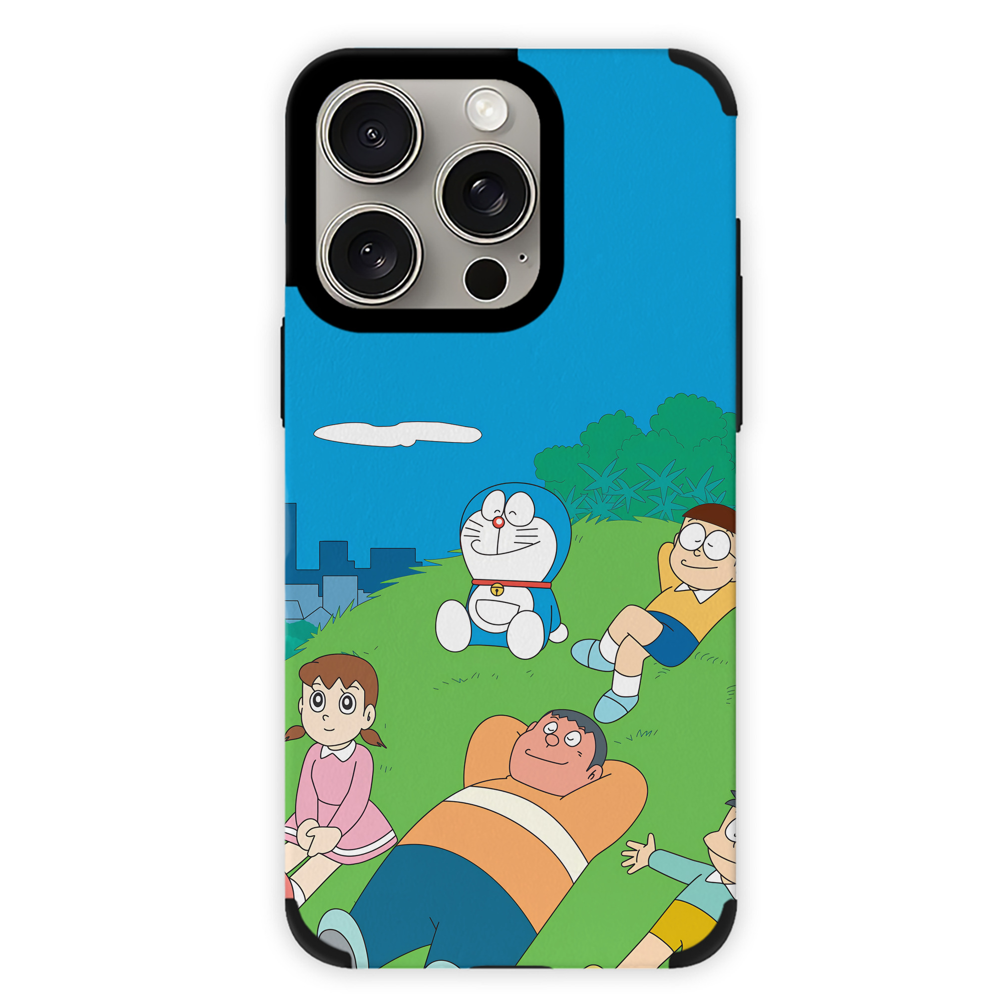 （画像用） ドラえもん Doraemon 【iPhone15ProMax対応】 PUレザー スマホケース 耐衝撃＆黄変防止