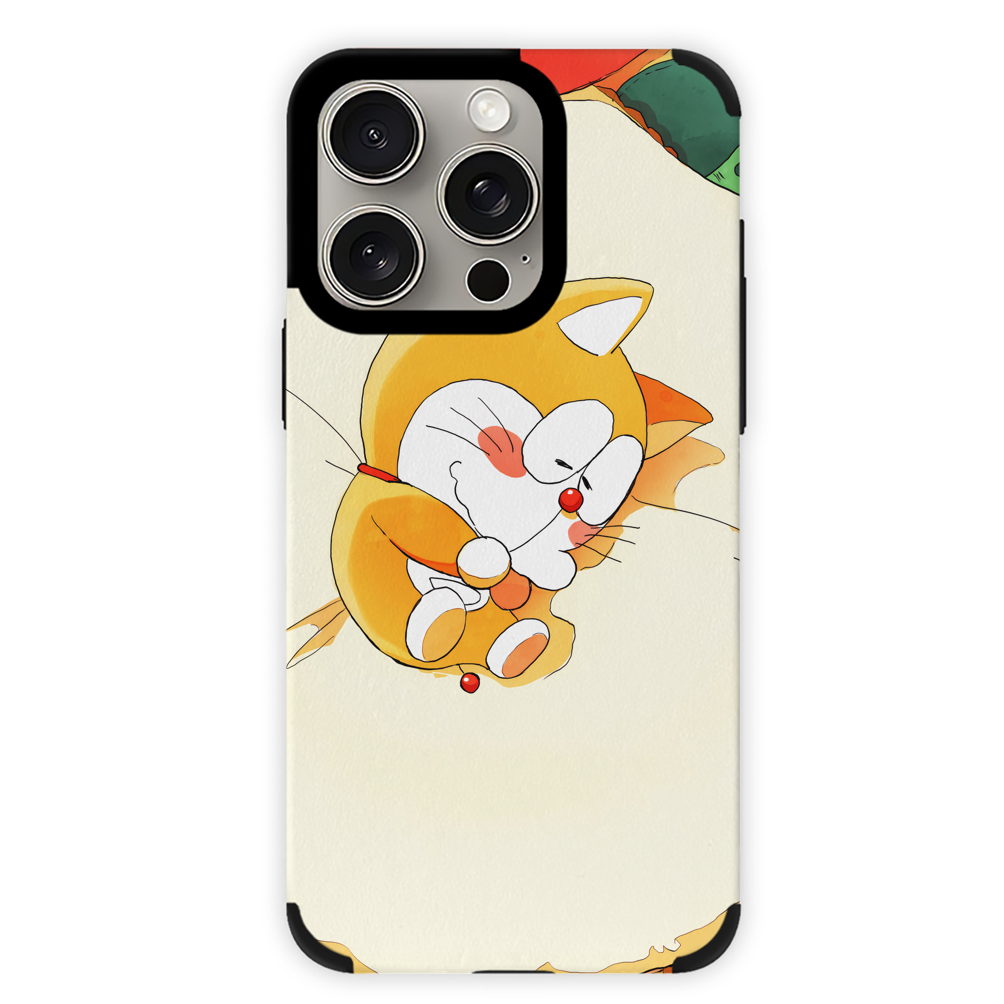 （画像用） ドラえもん Doraemon 【iPhone15ProMax対応】 PUレザー スマホケース 耐衝撃＆黄変防止