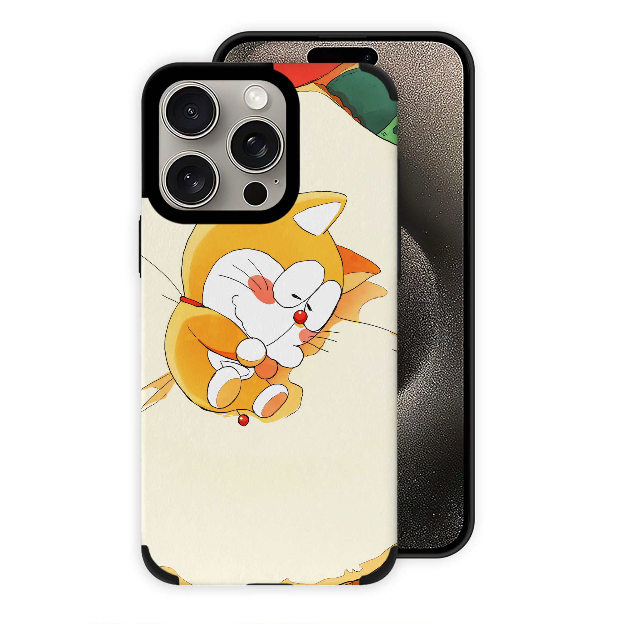 （画像用） ドラえもん Doraemon 【iPhone15ProMax対応】 PUレザー スマホケース 耐衝撃＆黄変防止