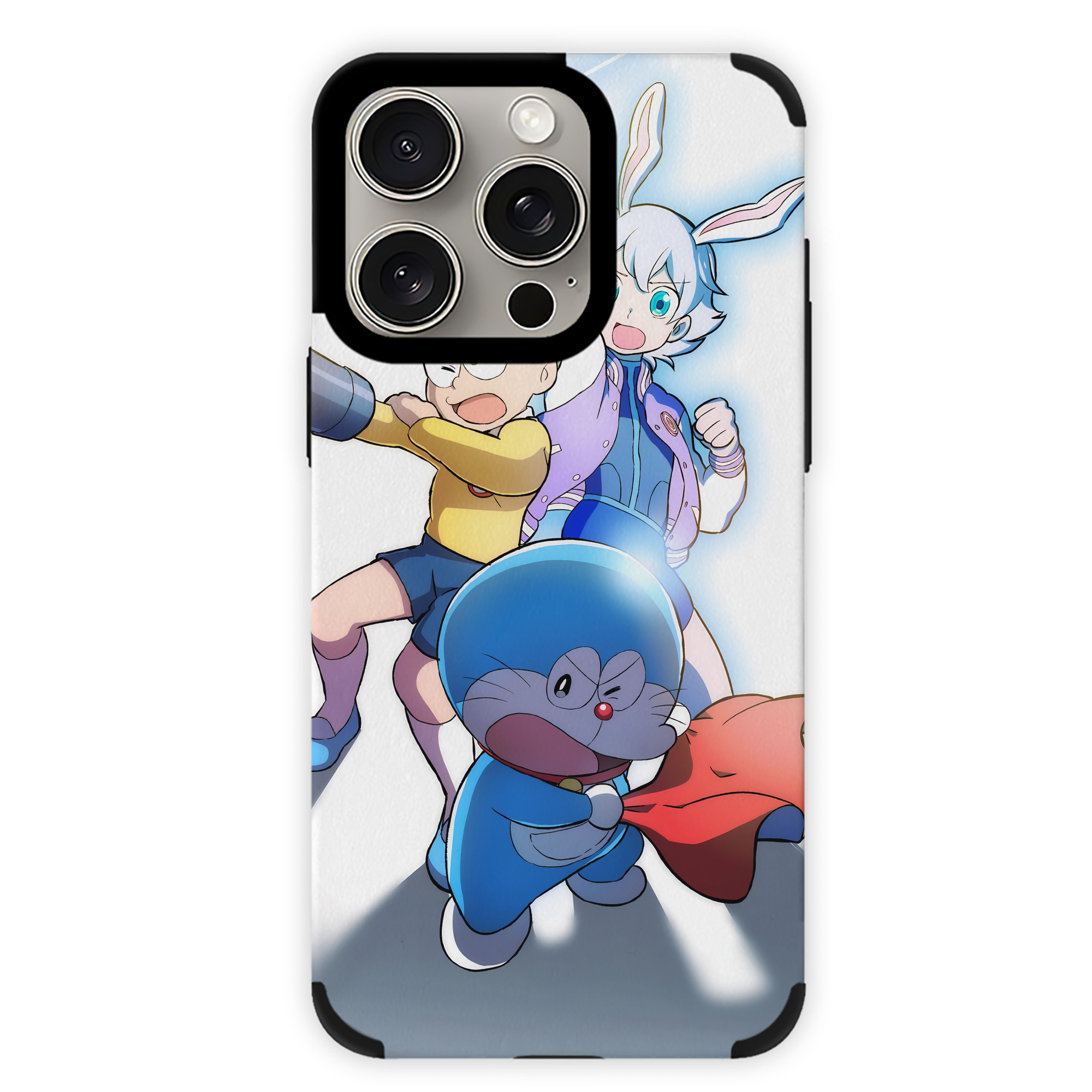 （画像用） ドラえもん Doraemon 【iPhone15ProMax対応】 PUレザー スマホケース 耐衝撃＆黄変防止