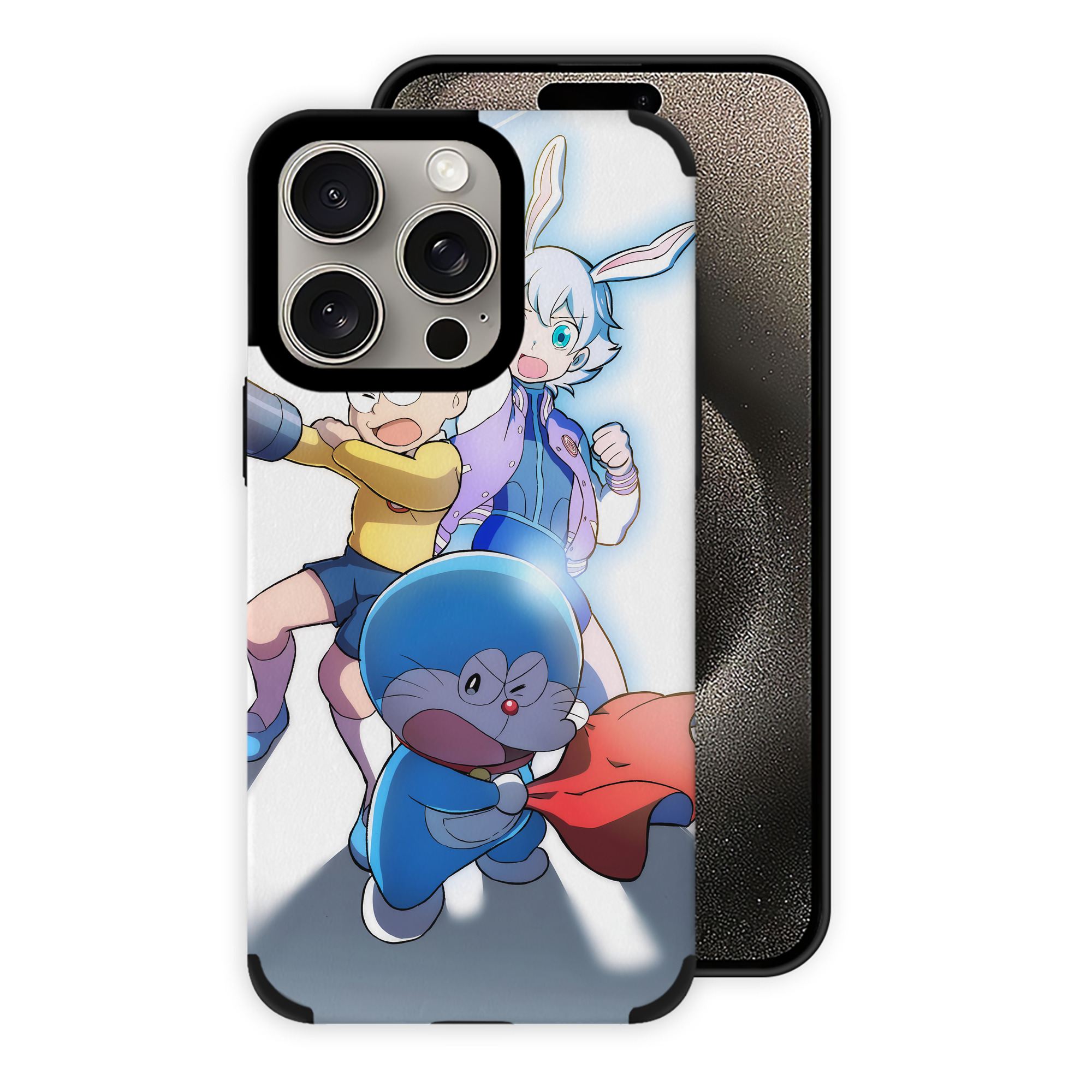 （画像用） ドラえもん Doraemon 【iPhone15ProMax対応】 PUレザー スマホケース 耐衝撃＆黄変防止