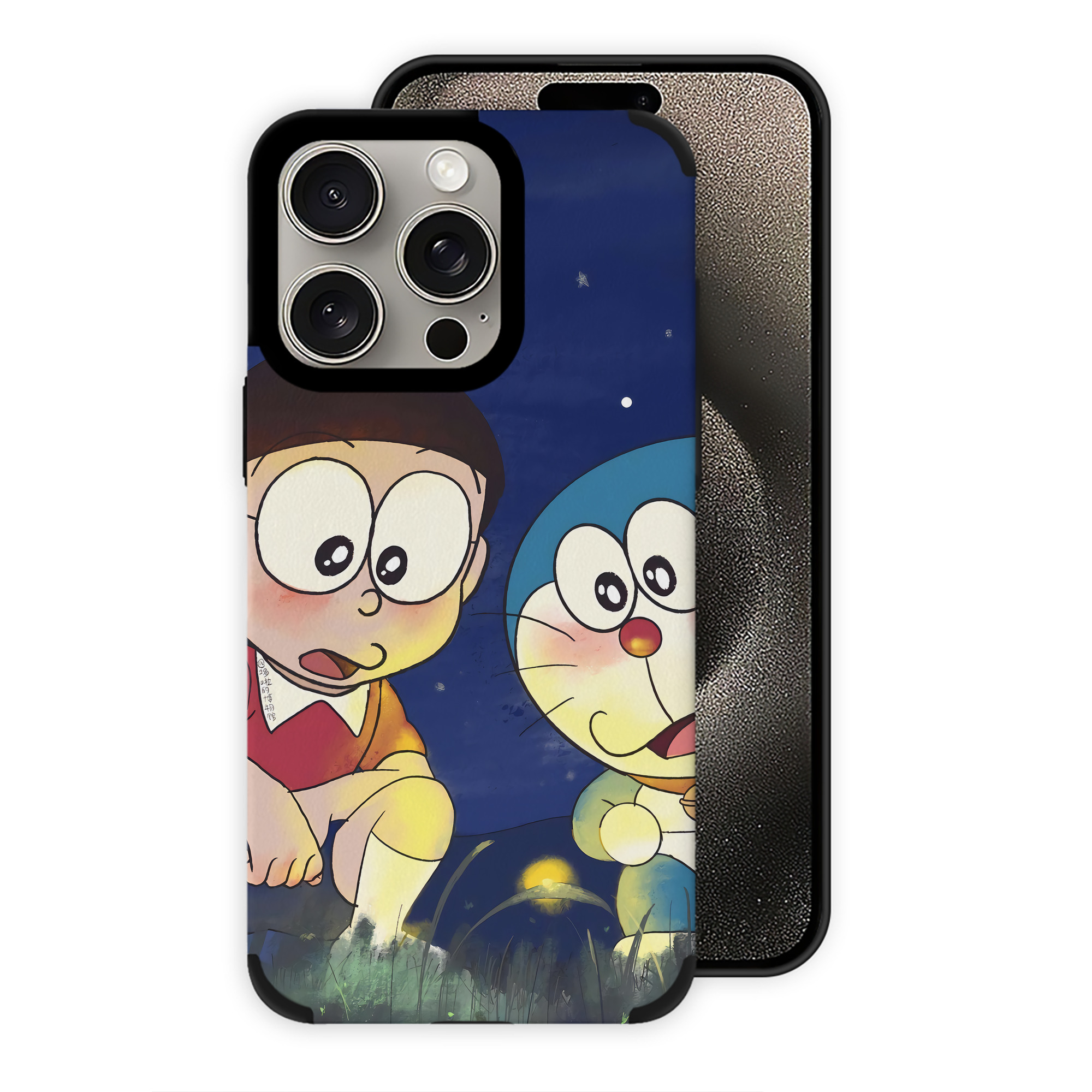 （画像用） ドラえもん Doraemon 【iPhone15ProMax対応】 PUレザー スマホケース 耐衝撃＆黄変防止