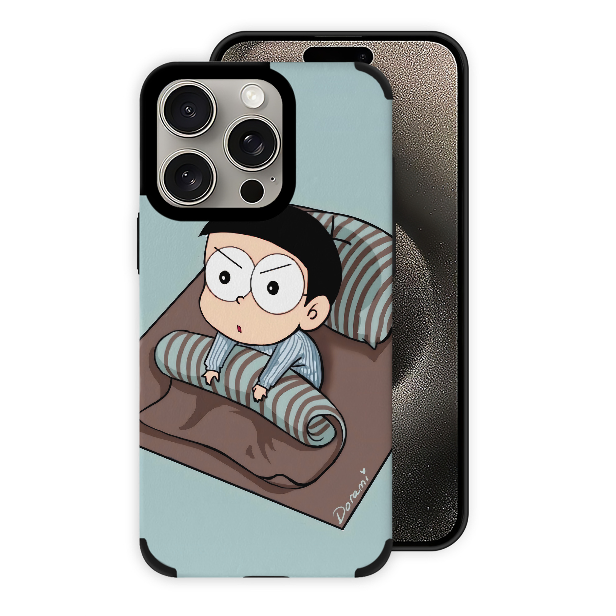 （画像用） ドラえもん Doraemon 【iPhone15ProMax対応】 PUレザー スマホケース 耐衝撃＆黄変防止