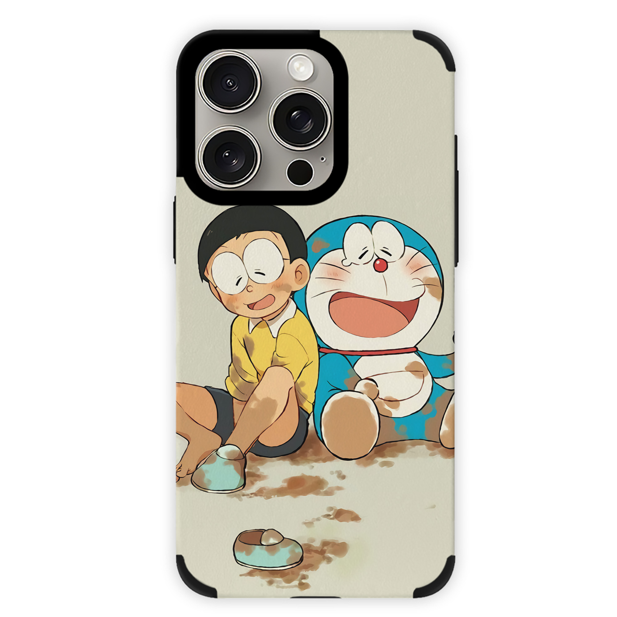 （画像用） ドラえもん Doraemon 【iPhone15ProMax対応】 PUレザー スマホケース 耐衝撃＆黄変防止