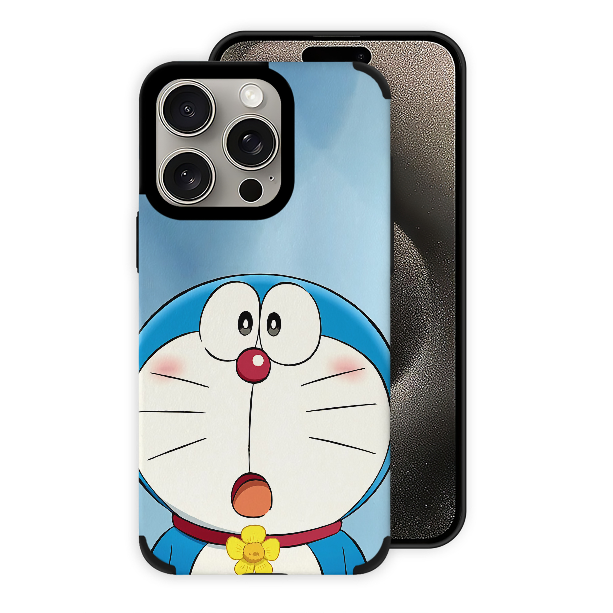 （画像用） ドラえもん Doraemon 【iPhone15ProMax対応】 PUレザー スマホケース 耐衝撃＆黄変防止