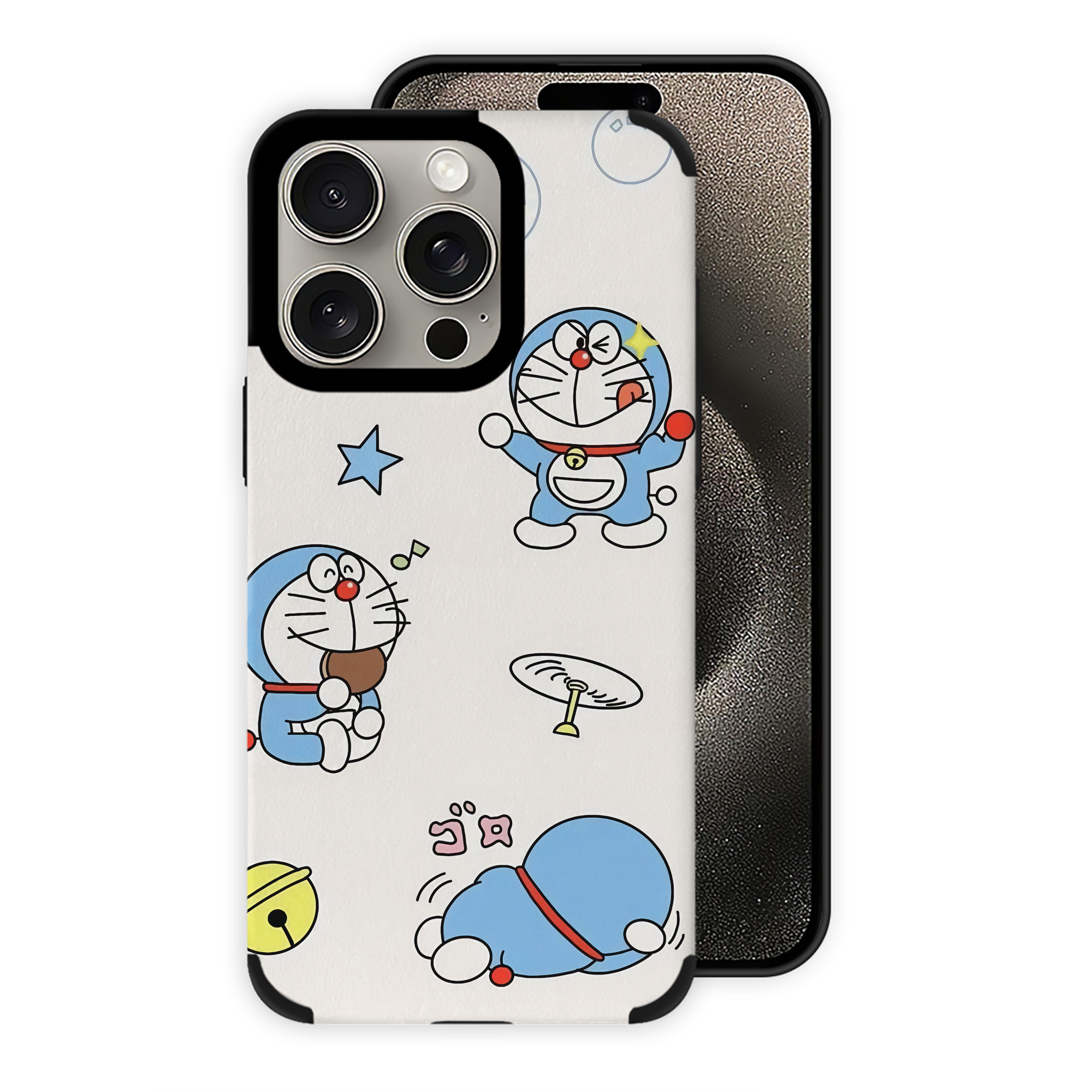 （画像用） ドラえもん Doraemon 【iPhone15ProMax対応】 PUレザー スマホケース 耐衝撃＆黄変防止
