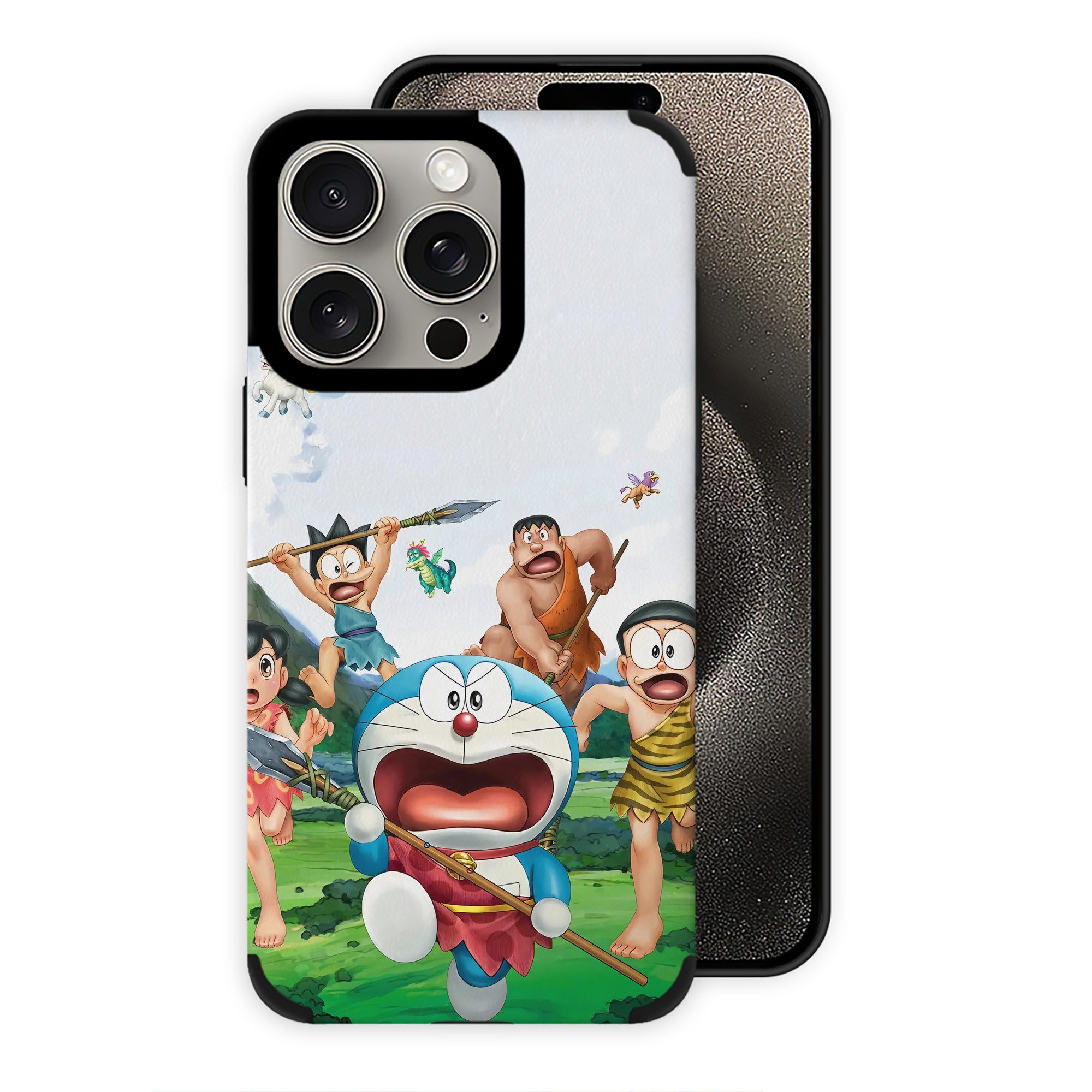 （画像用） ドラえもん Doraemon 【iPhone15ProMax対応】 PUレザー スマホケース 耐衝撃＆黄変防止