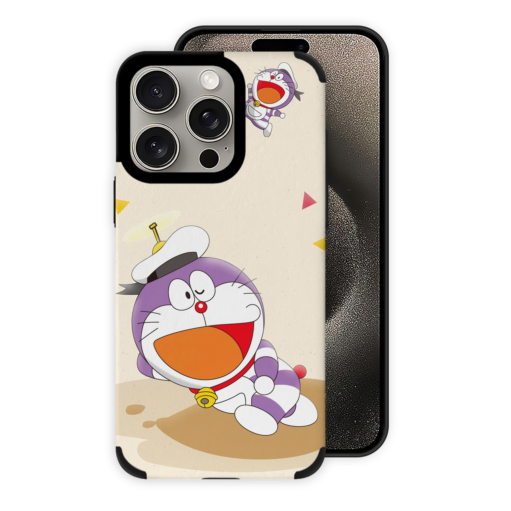 （画像用） ドラえもん Doraemon 【iPhone15ProMax対応】 PUレザー スマホケース 耐衝撃＆黄変防止