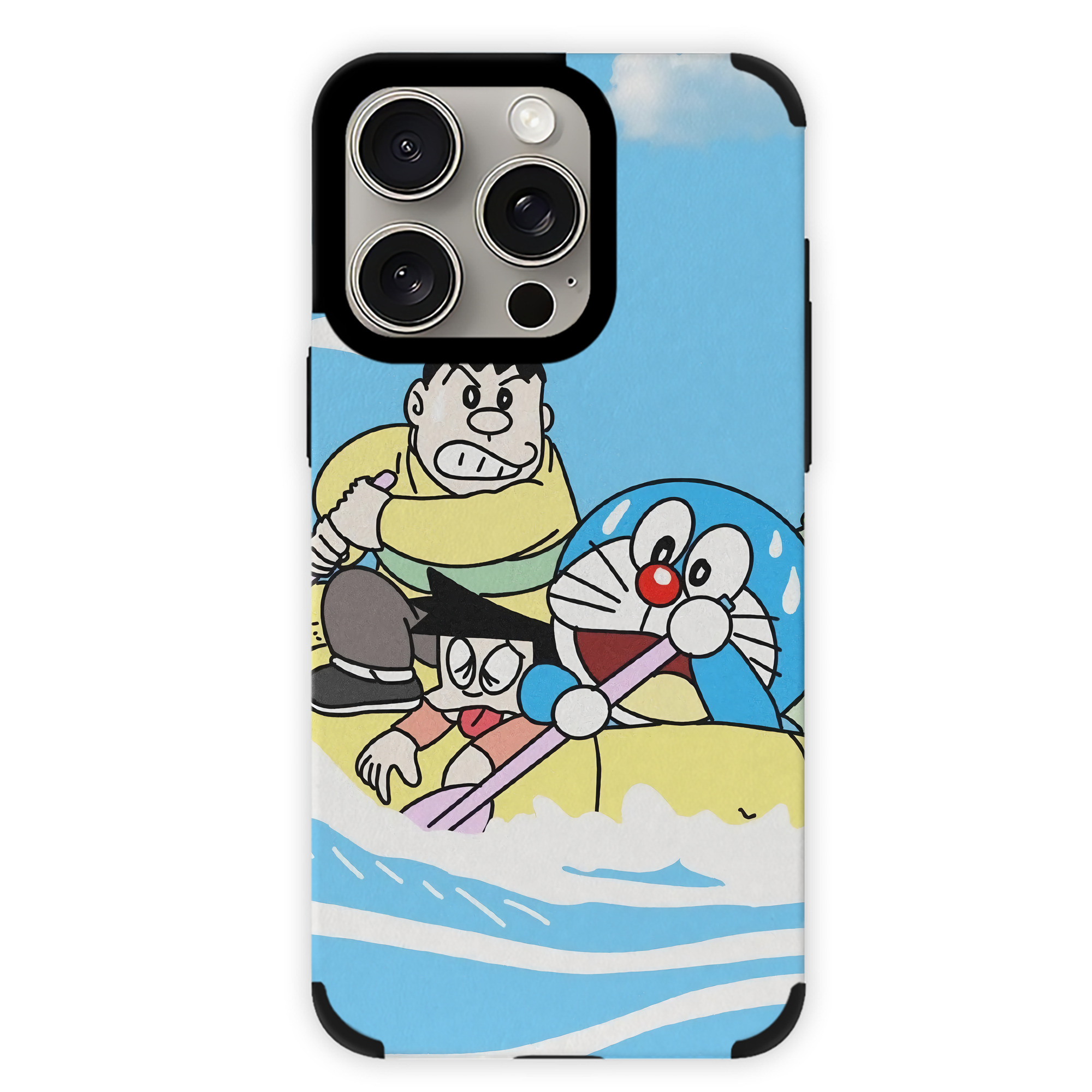 （画像用） ドラえもん Doraemon 【iPhone15ProMax対応】 PUレザー スマホケース 耐衝撃＆黄変防止