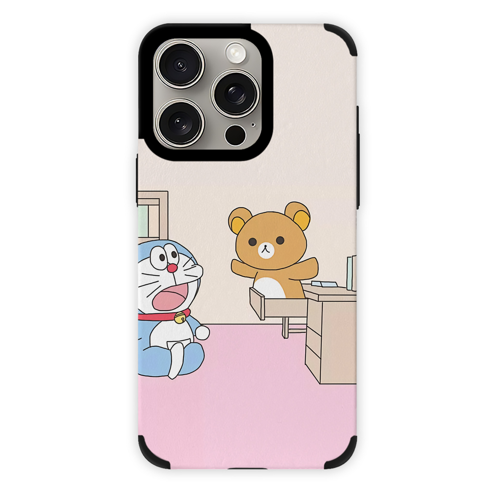 （画像用） ドラえもん Doraemon 【iPhone15ProMax対応】 PUレザー スマホケース 耐衝撃＆黄変防止