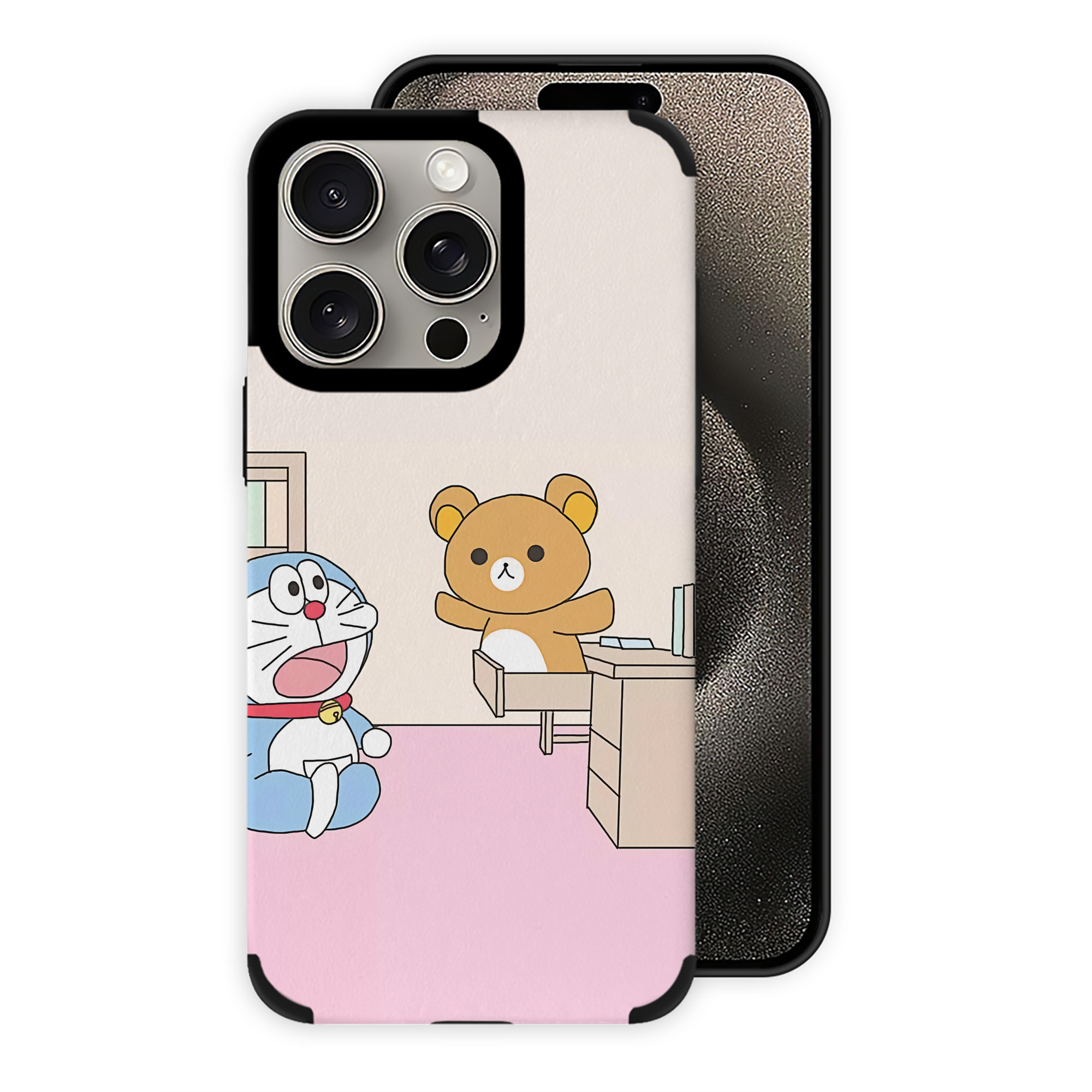 （画像用） ドラえもん Doraemon 【iPhone15ProMax対応】 PUレザー スマホケース 耐衝撃＆黄変防止