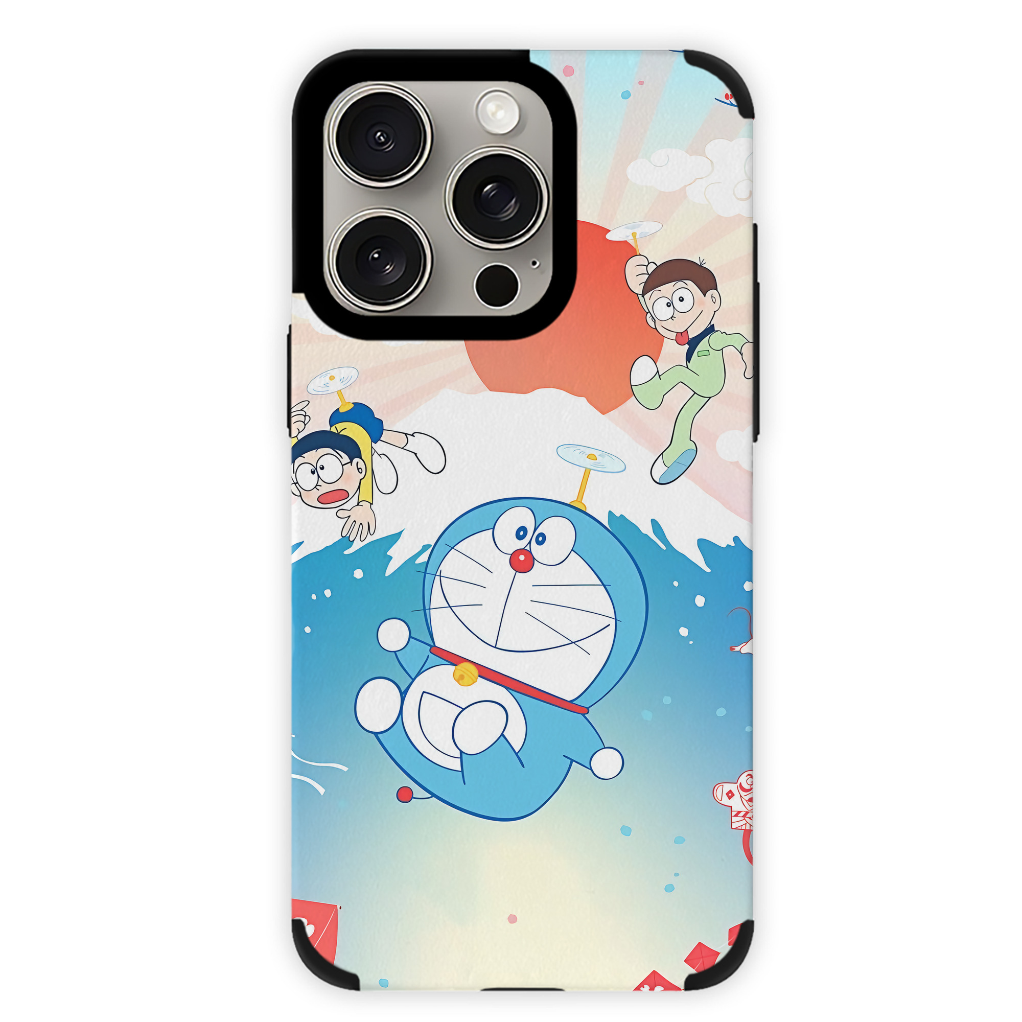 （画像用） ドラえもん Doraemon 【iPhone15ProMax対応】 PUレザー スマホケース 耐衝撃＆黄変防止